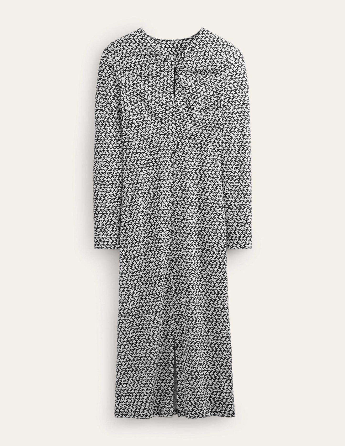 Empire Knot Midi Dress-Black, Lily Sprig