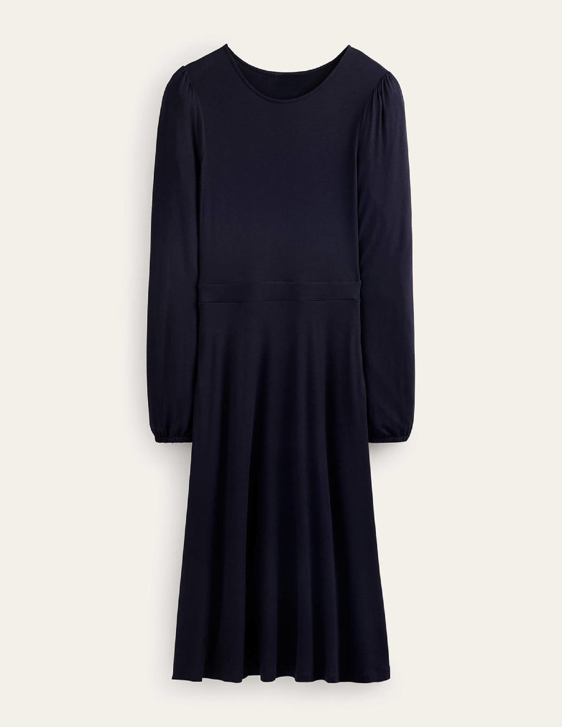 Camille Jersey Midi Dress-Navy-5