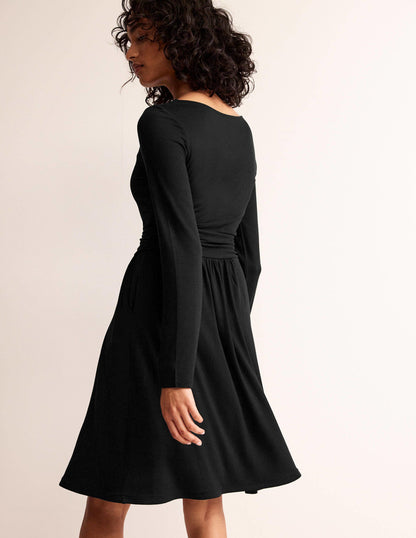 Abigail Jersey Dress-Black