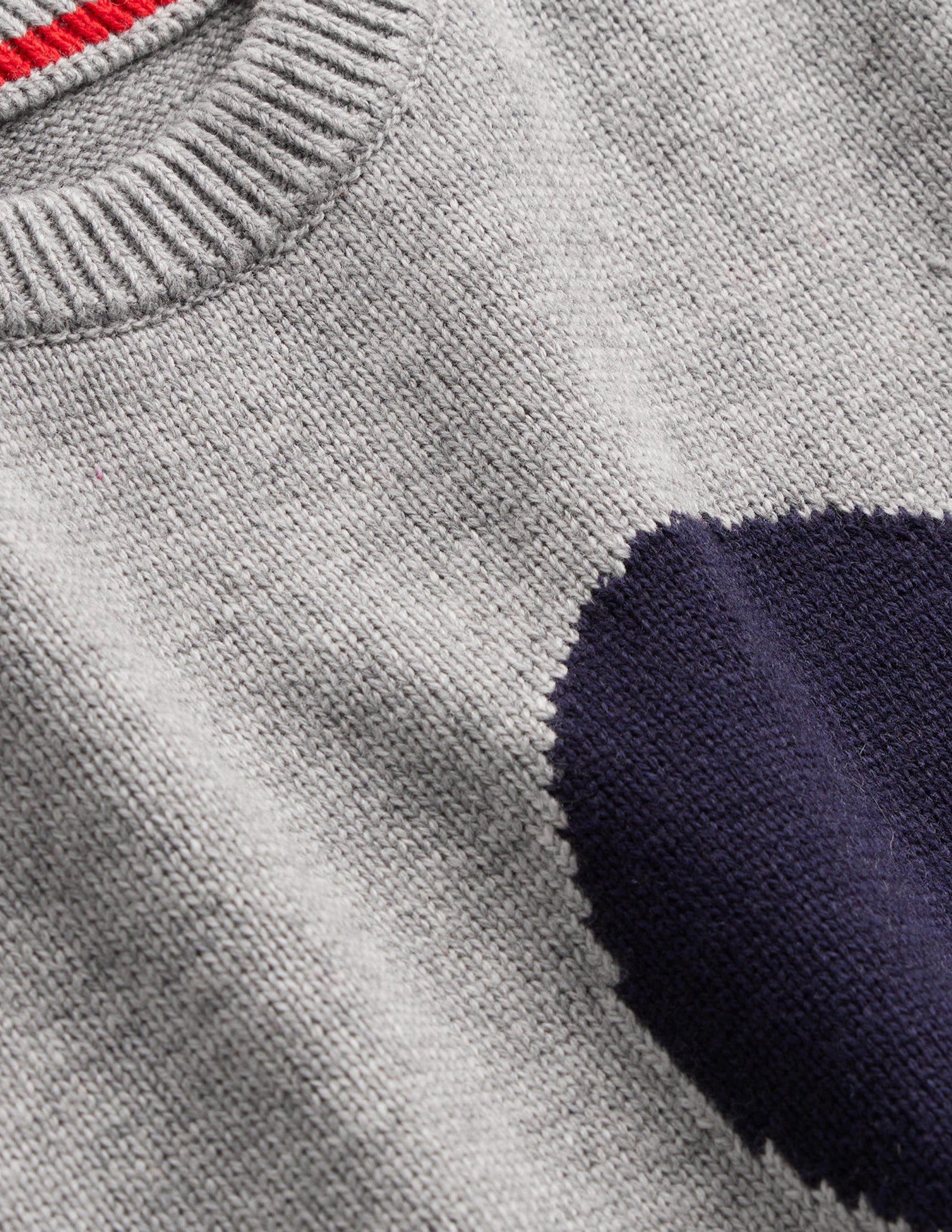 Fiona Tank-Grey Melange, Navy Spot-8