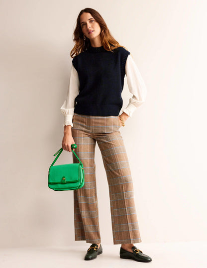 Chunky Cashmere Crew Neck Tank-navy-4