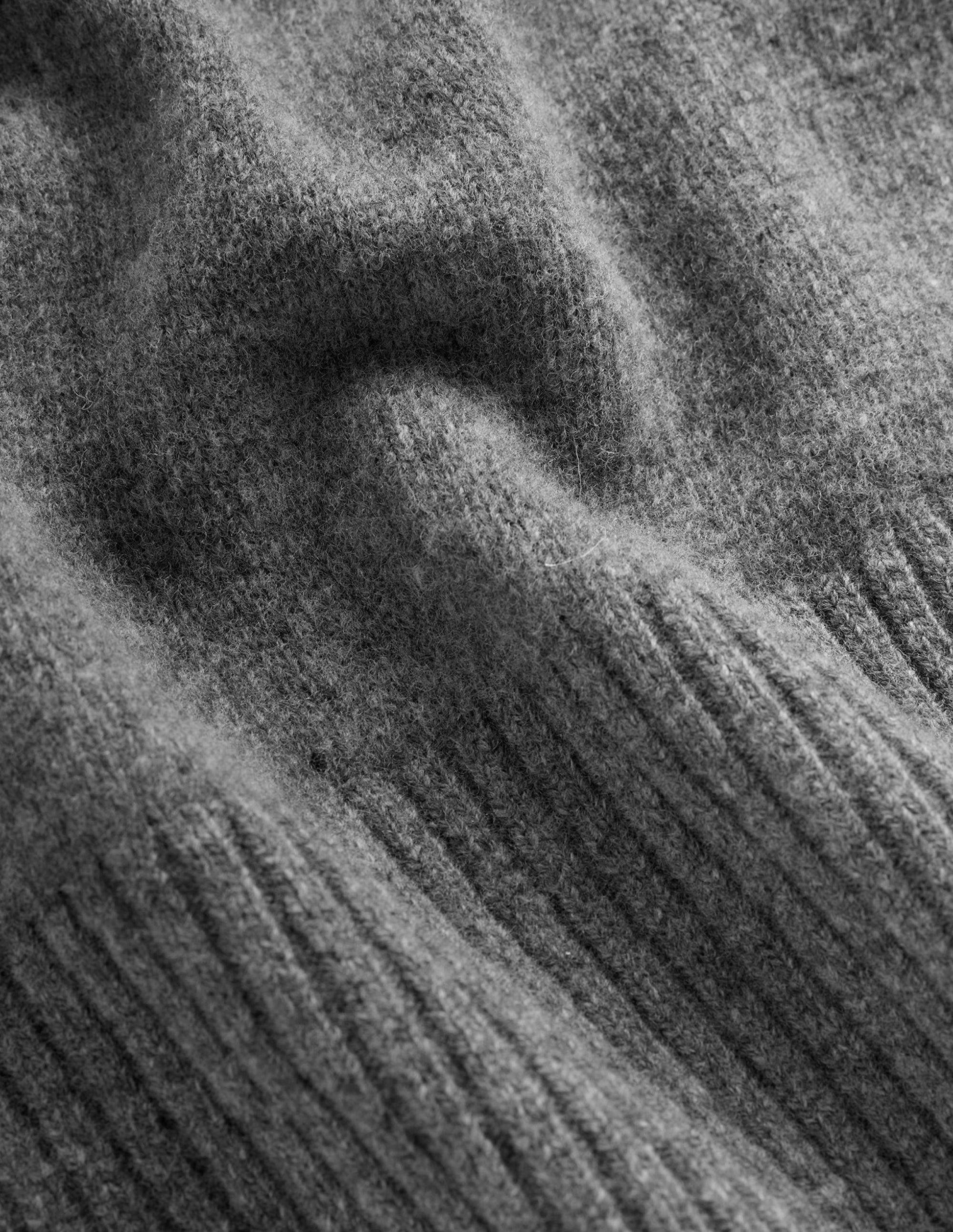 Jessica Oversized Jumper-Light Charcoal Melange-6