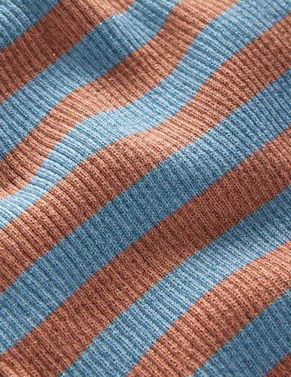 Matilda Sparkle Jumper-Light Blue and Copper-6