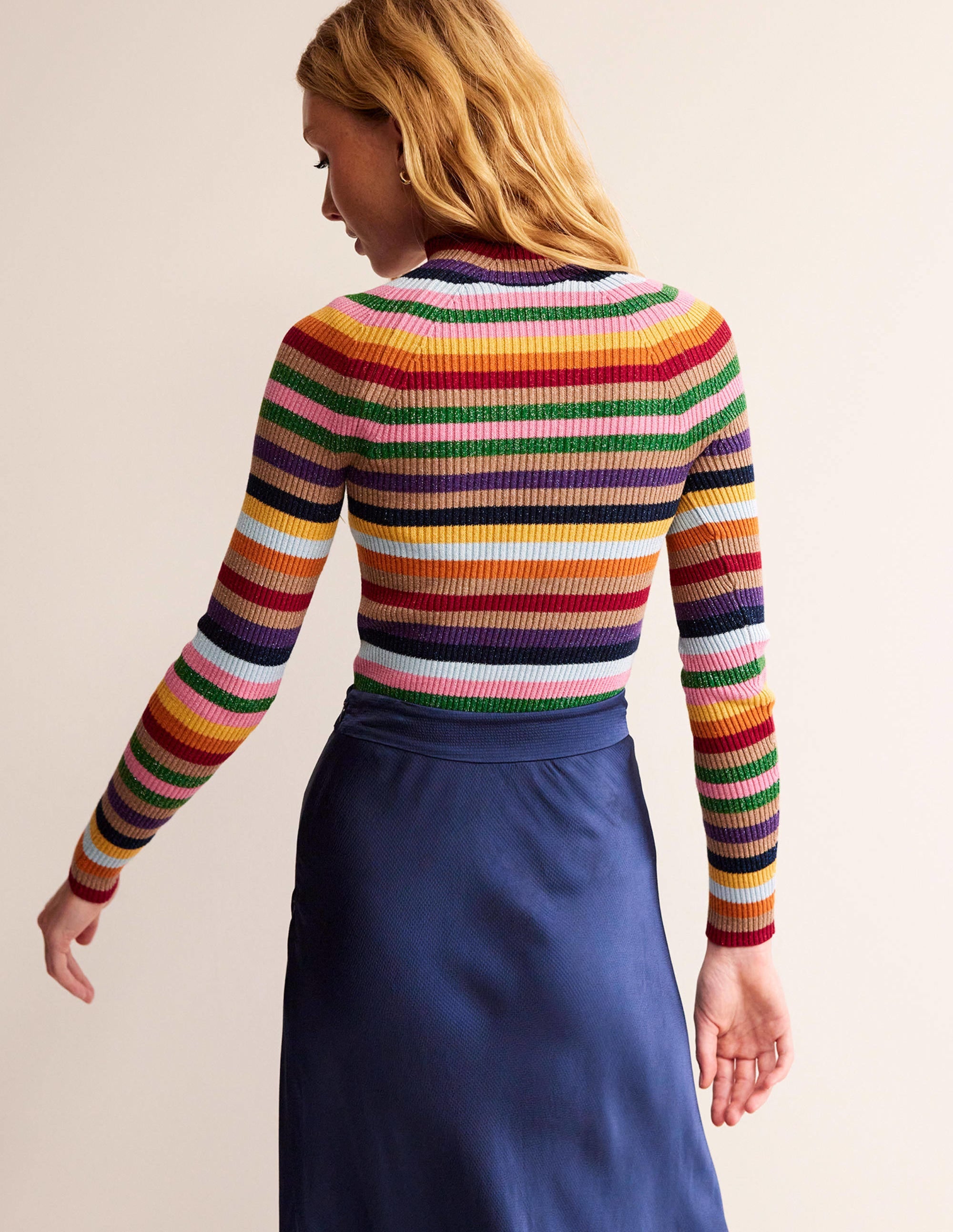 Matilda Sparkle Jumper-Sparkle Multi Stripe - Image 3