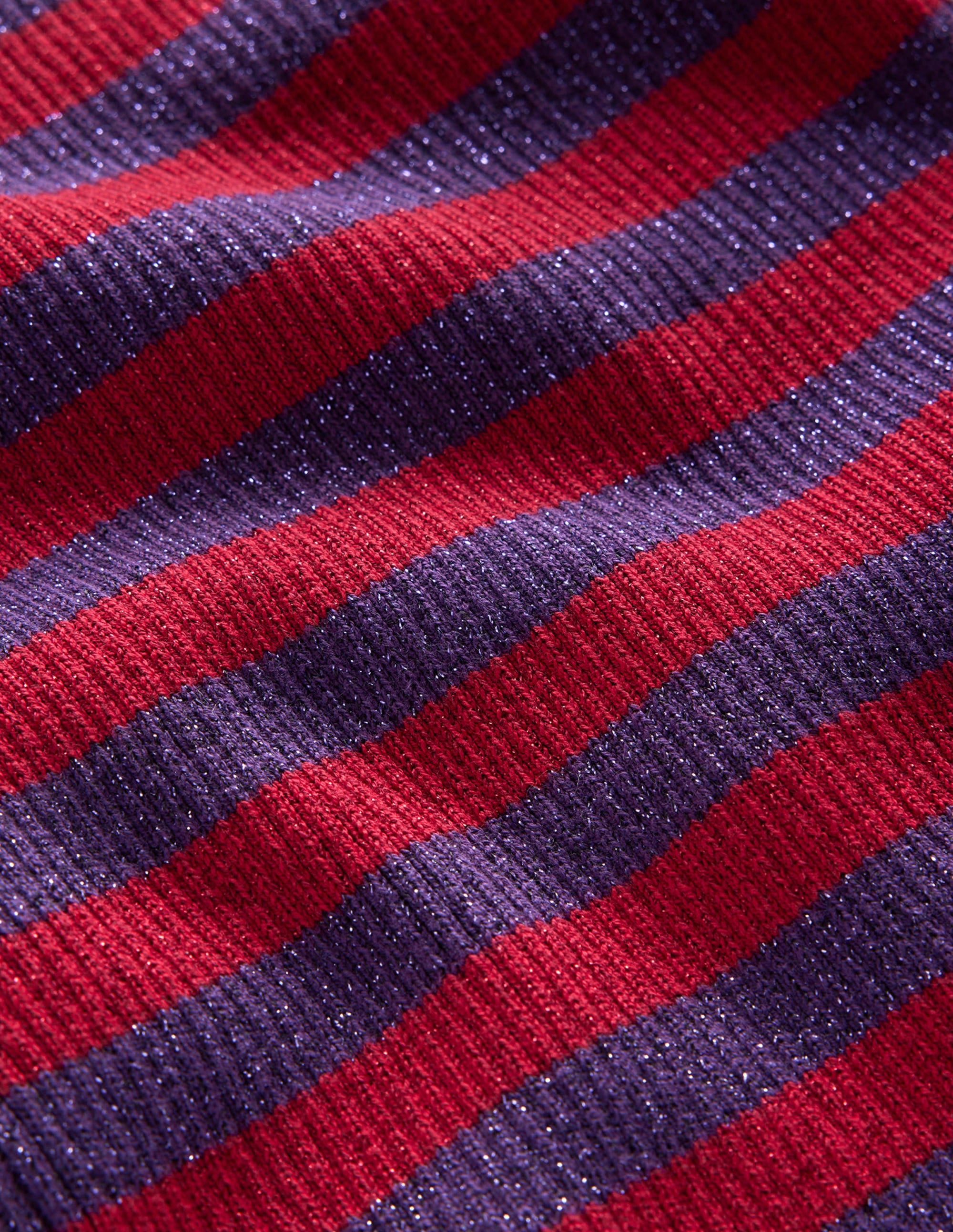 Matilda Sparkle Jumper-Rich Violet and Dark Red - Image 6