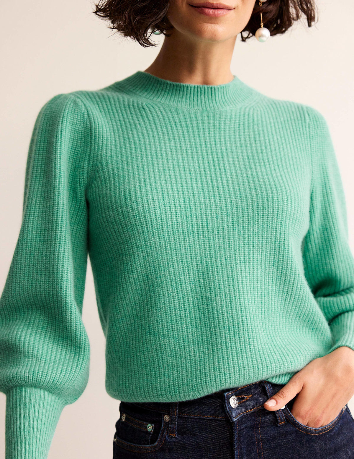 Key-Hole Cashmere Jumper-Indian Ocean-2