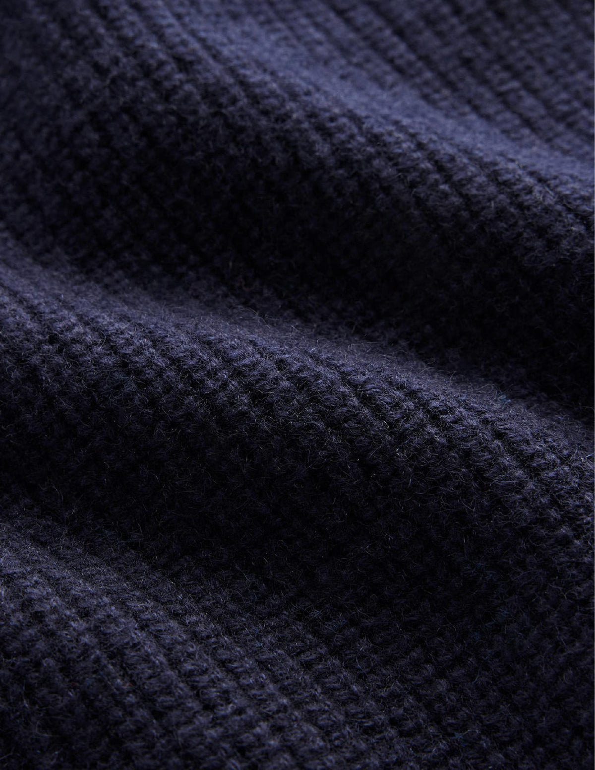 Key-Hole Cashmere Jumper-Navy-6