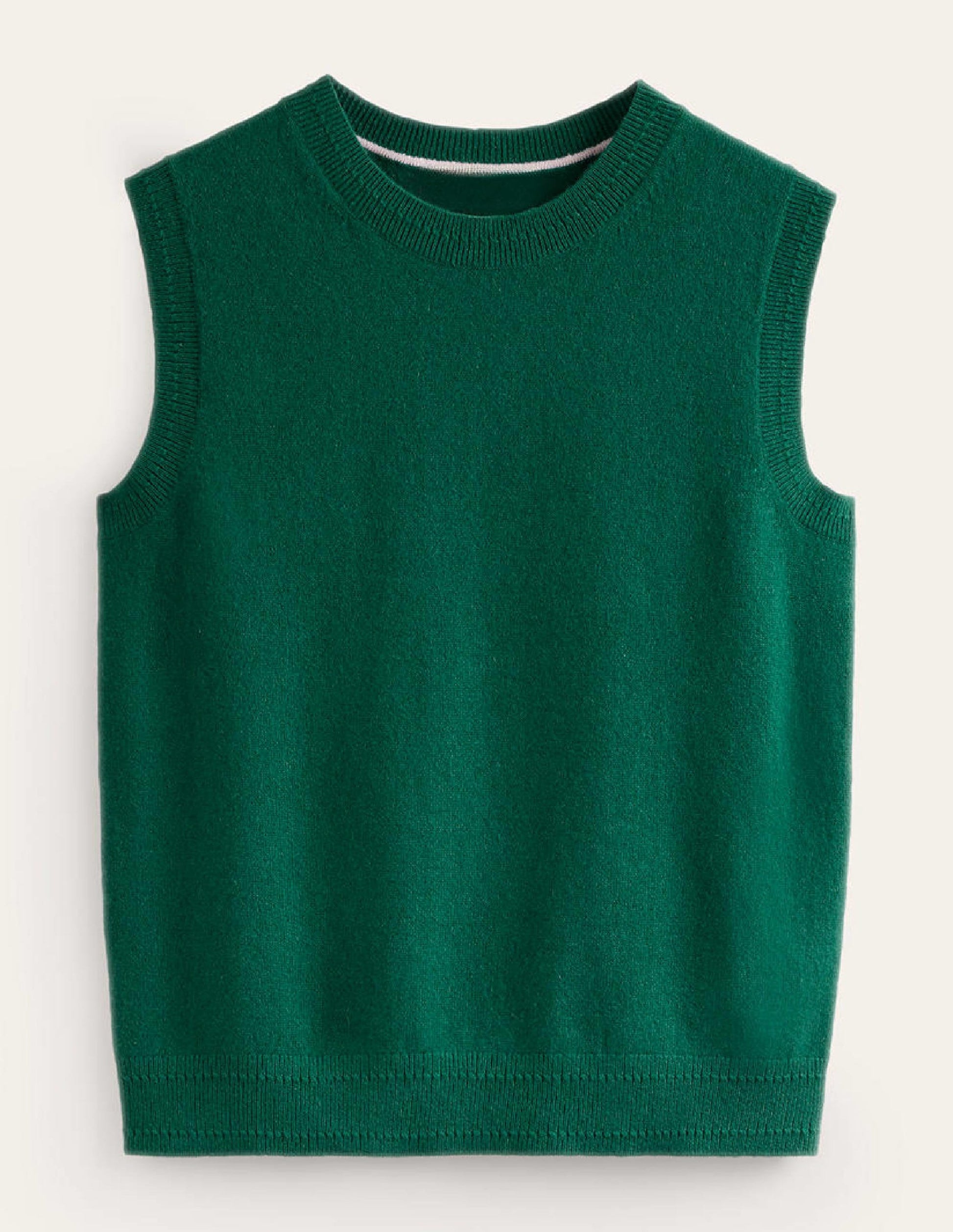 Eva Cashmere Tank-Deep Forest-5