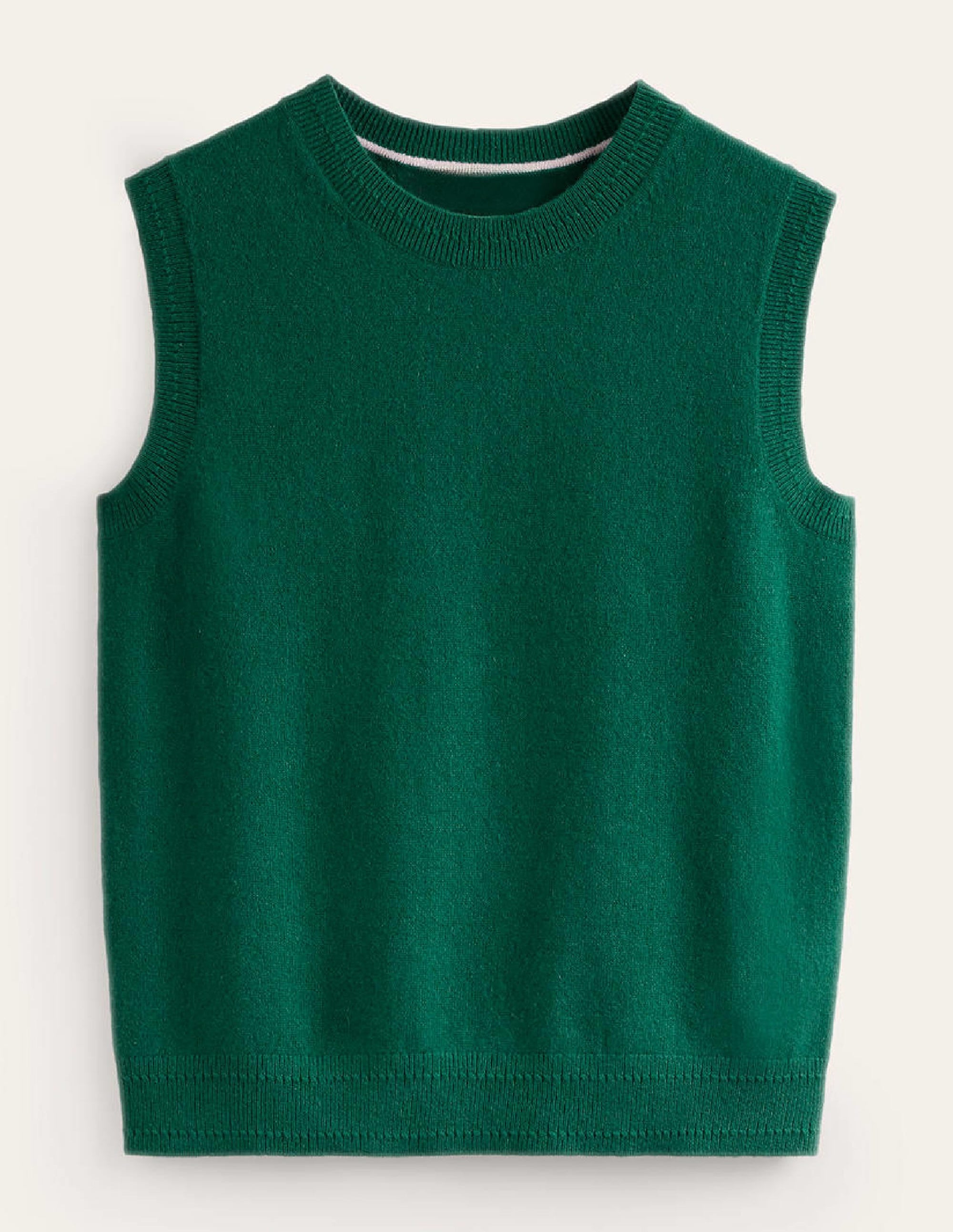 Eva Cashmere Tank-Deep Forest - Image 5