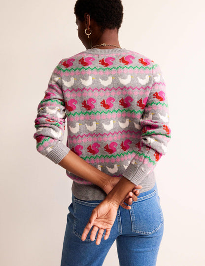 Edie Fair Isle Jumper-Nature Lover-3