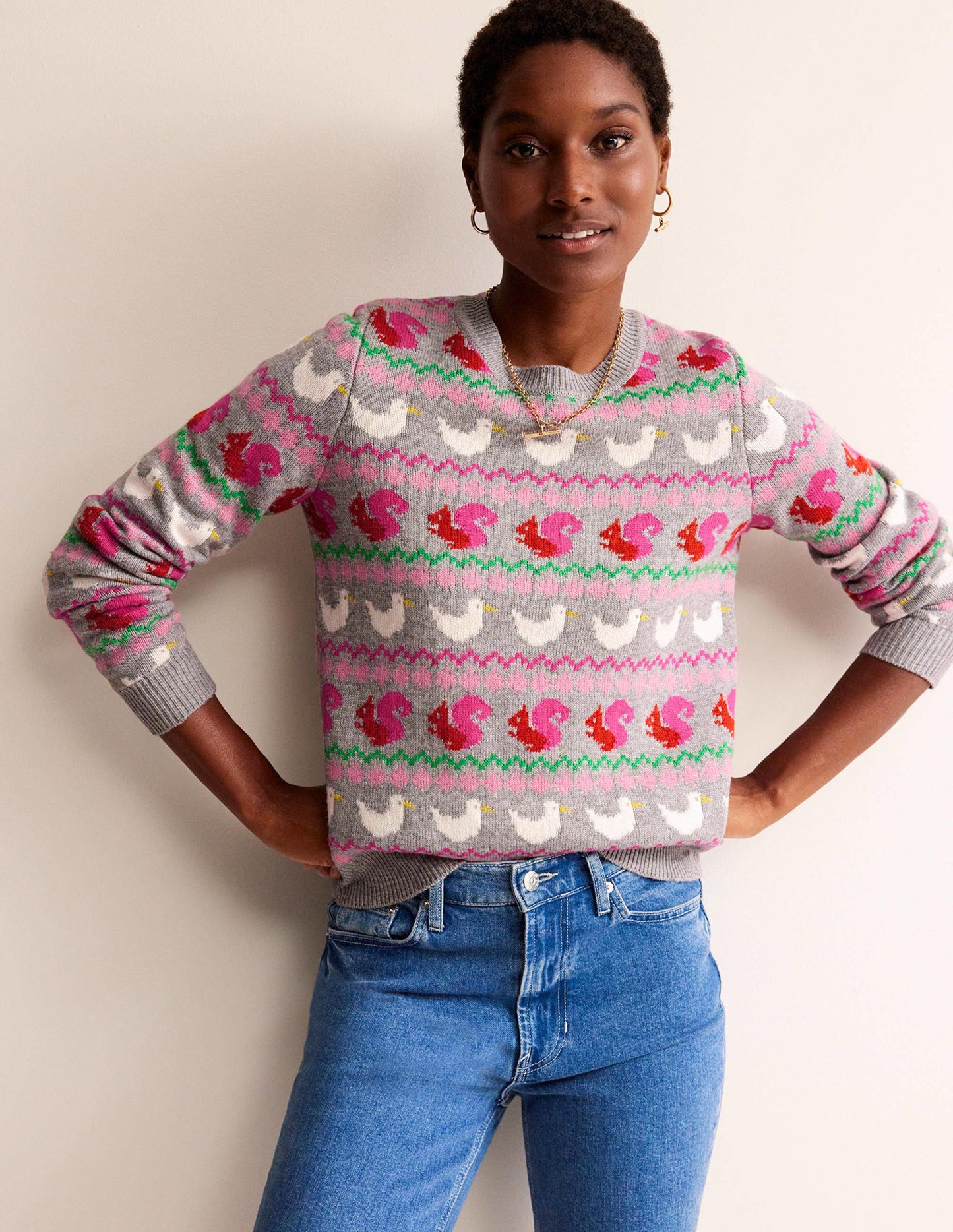 Edie Fair Isle Jumper-Nature Lover