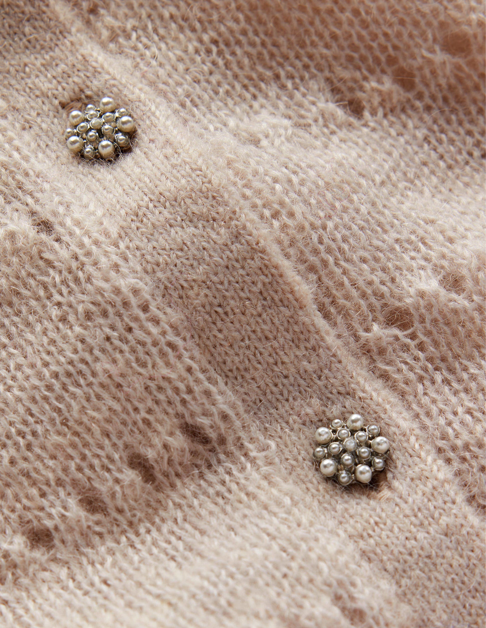 Fluffy Textured Cardigan-Vanilla-7