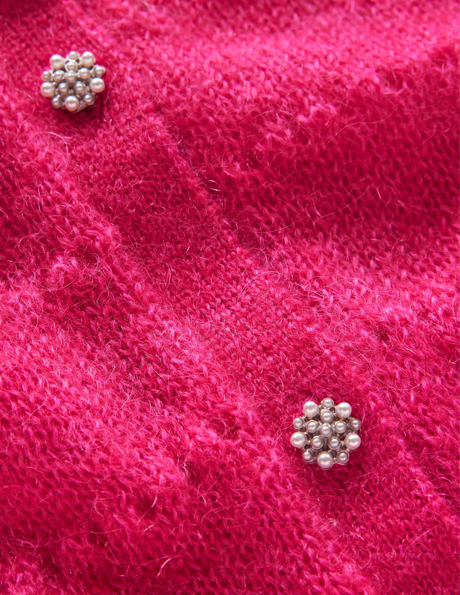 Fluffy Textured Cardigan-Vibrant Pink-7