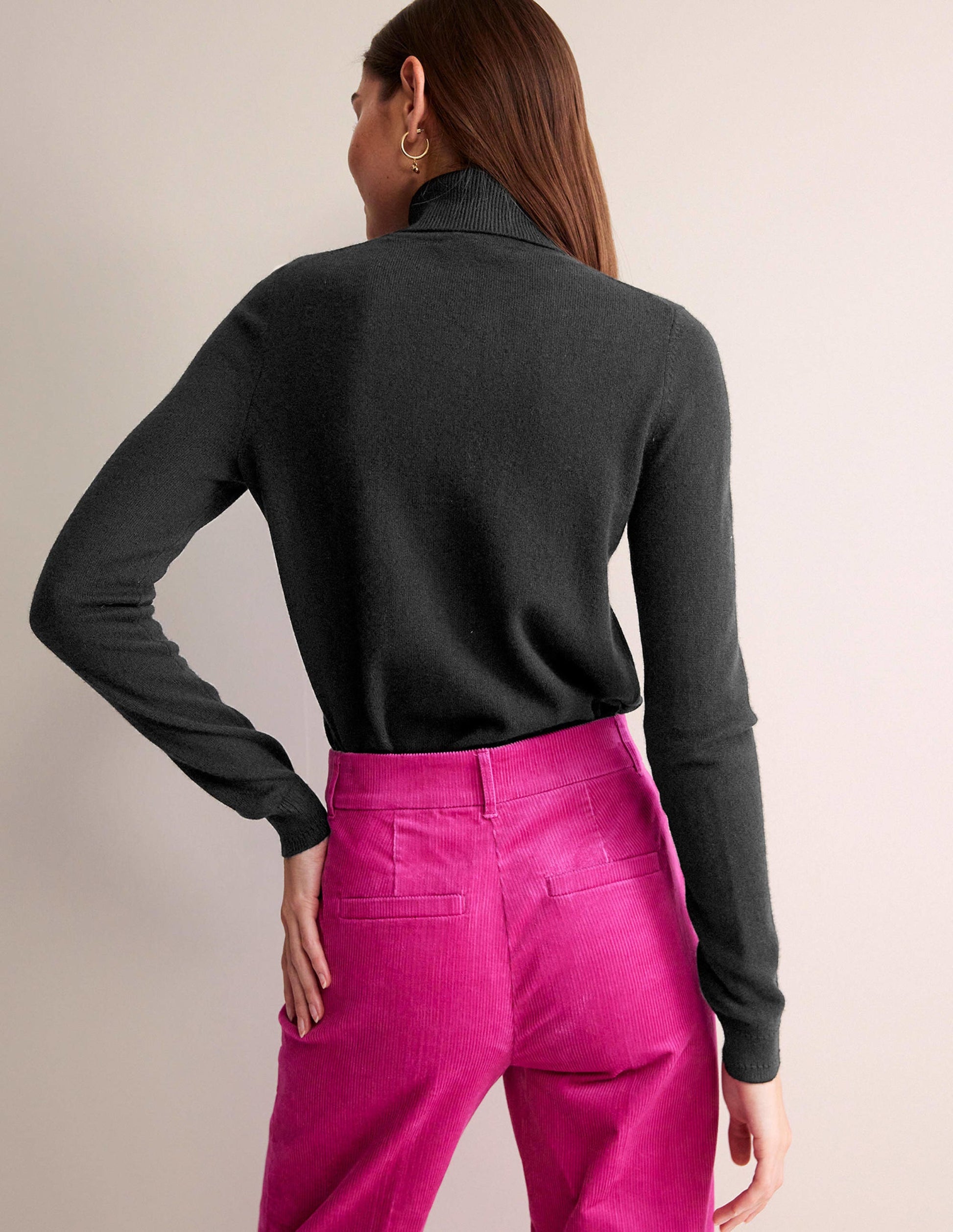 Eva Cashmere Jumper-Black-3