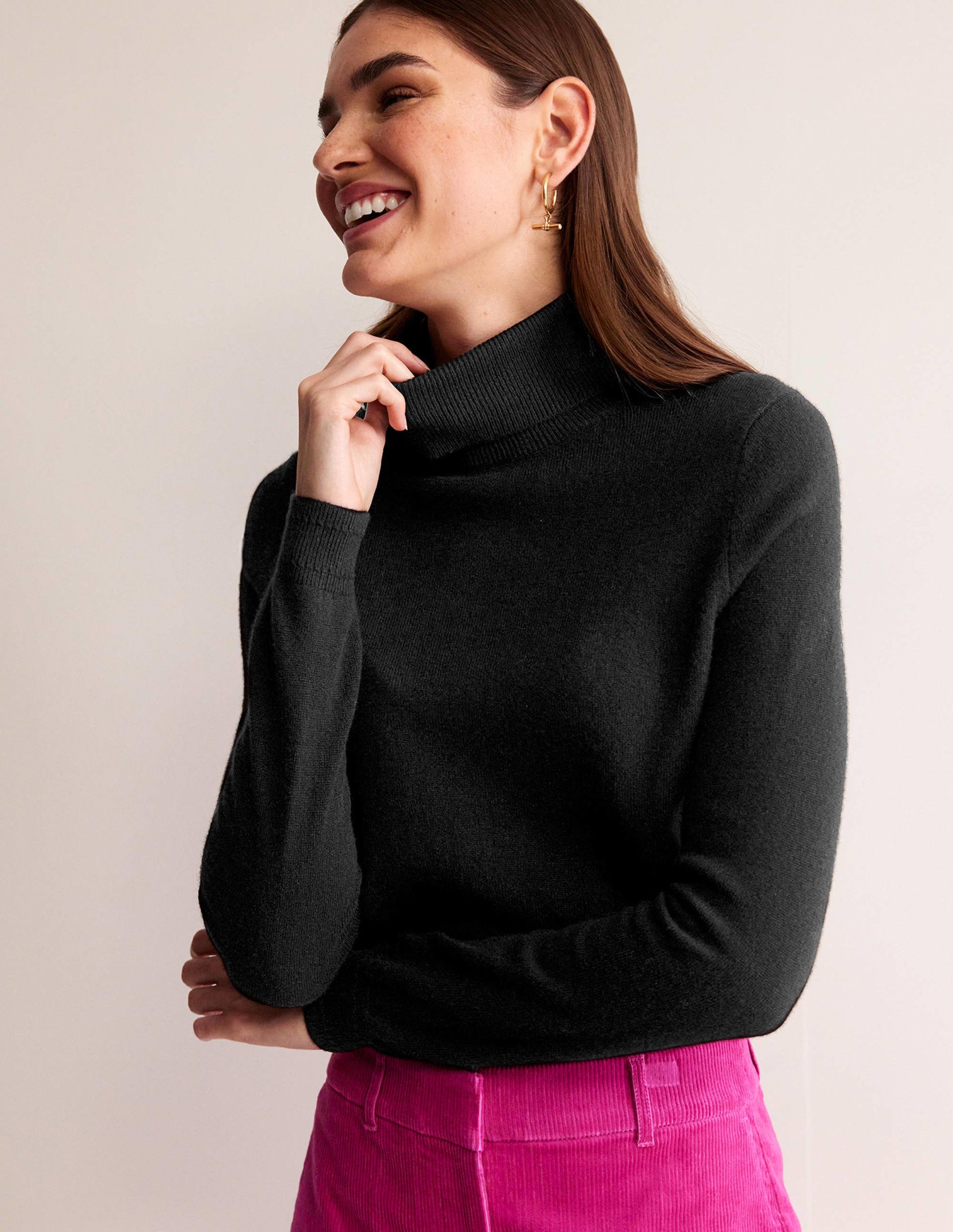 Eva Cashmere Jumper-Black-4