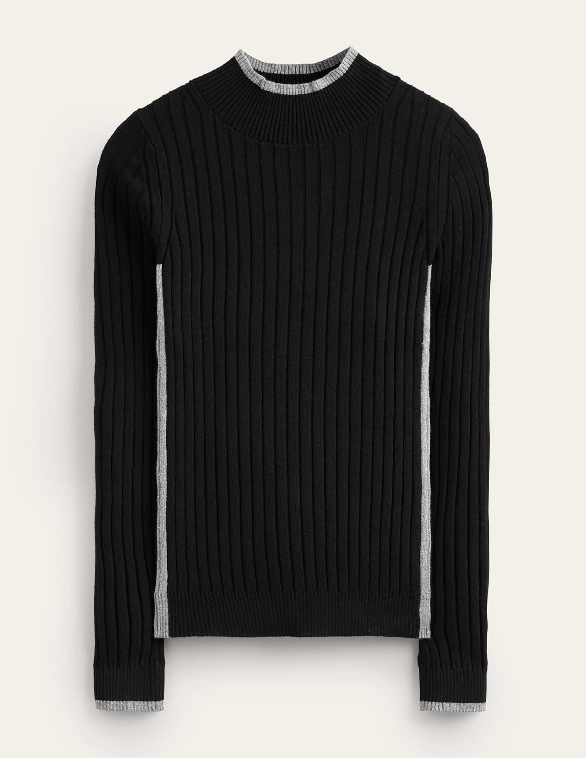 Isodora Ribbed Jumper-Black - Image 5