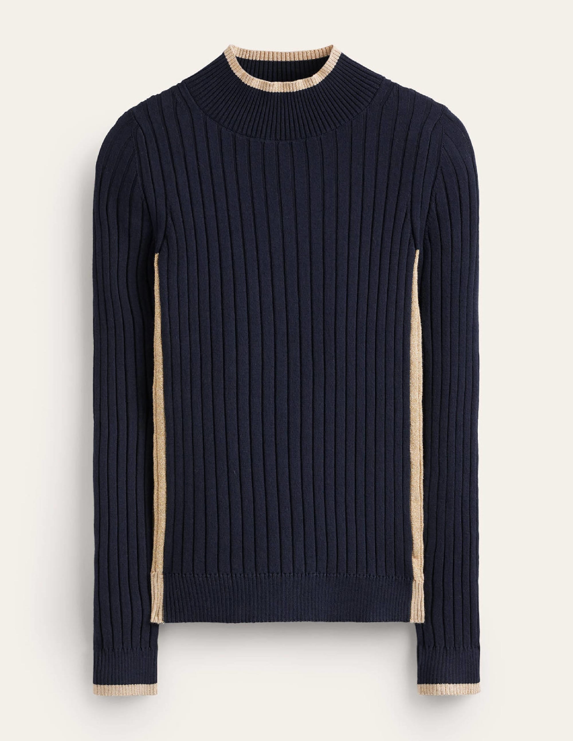 Isodora Ribbed Jumper-Navy - Image 5
