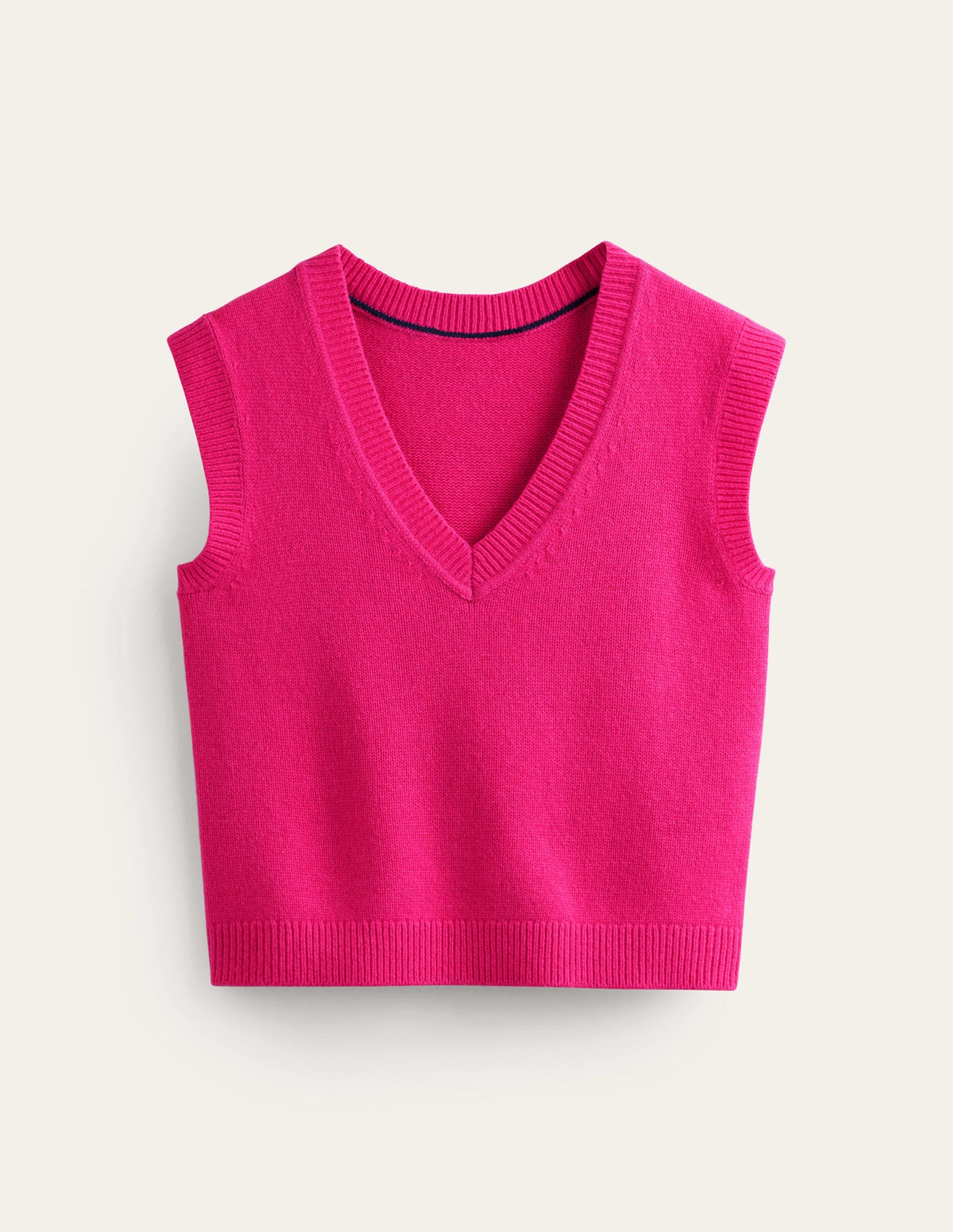 Olivia Merino Tank-Vibrant Pink - Image 5
