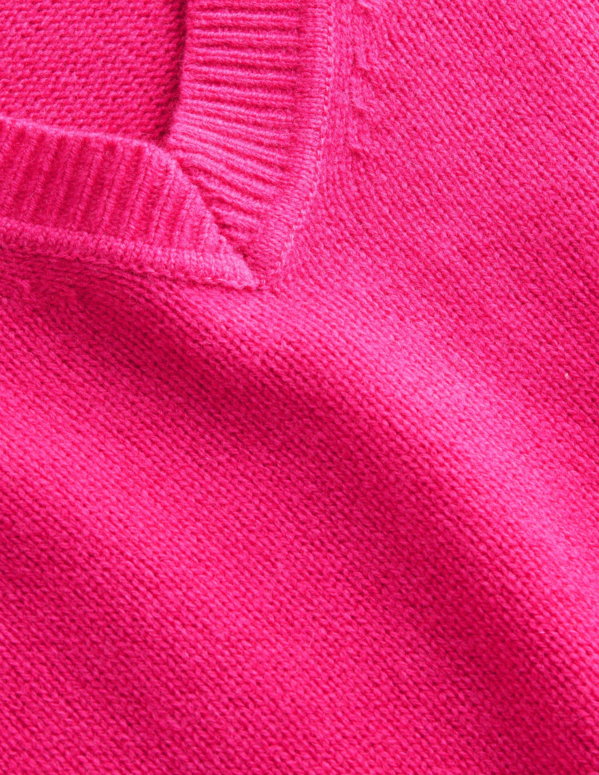 Olivia Merino Tank-Vibrant Pink-6