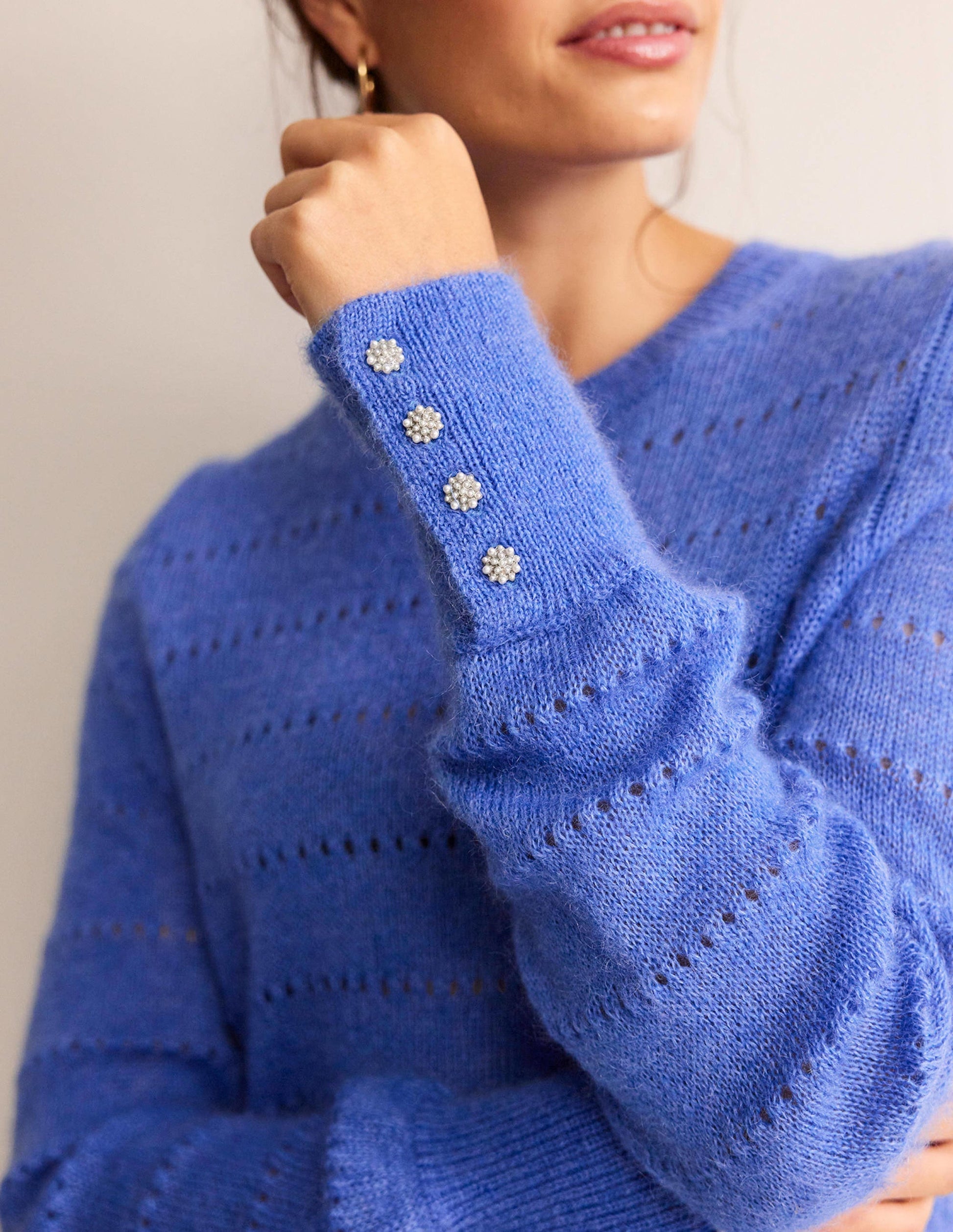 Fluffy Textured Jumper-Meadow Spring-2