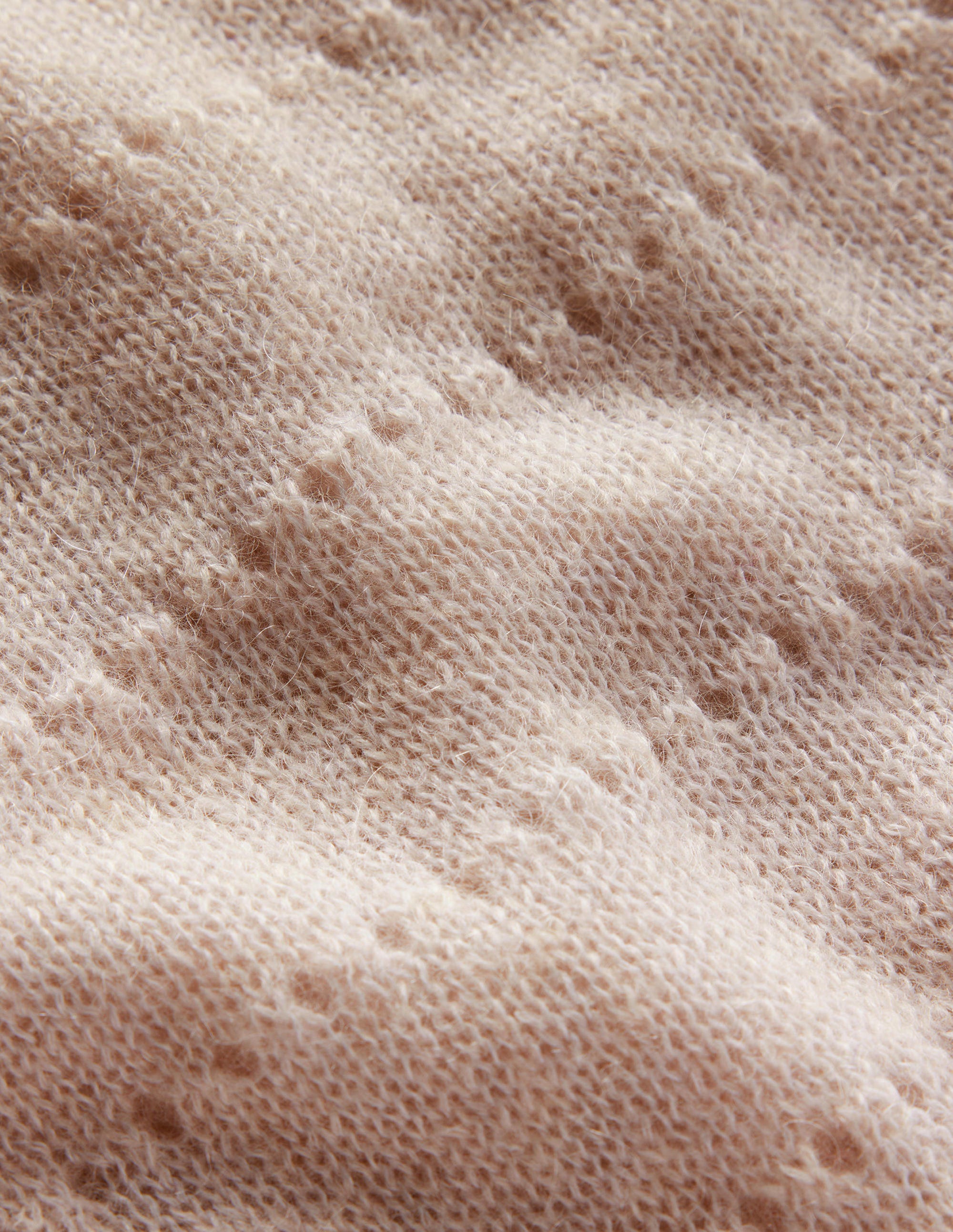 Fluffy Textured Jumper-Vanilla - Image 6