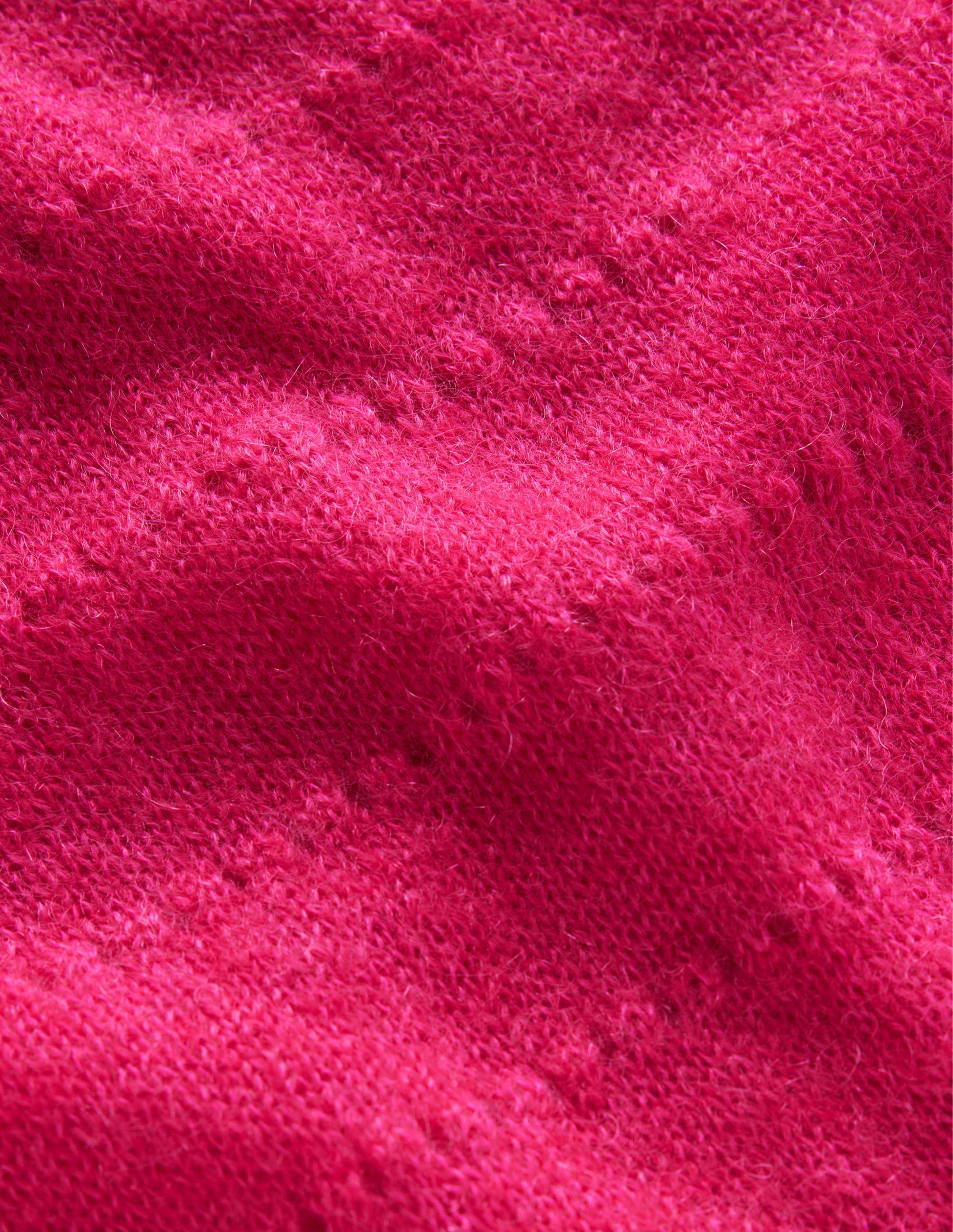 Fluffy Textured Jumper-Vibrant Pink-6