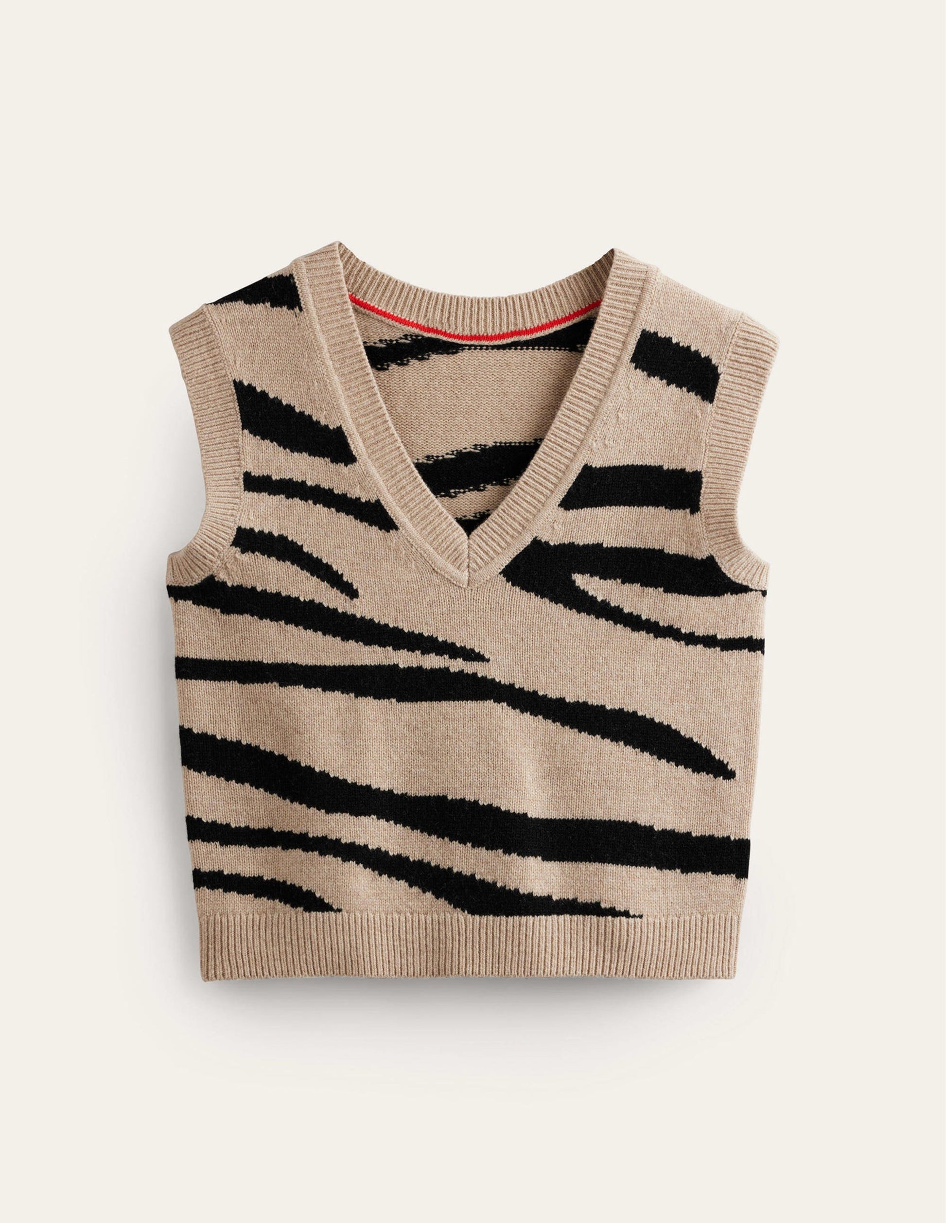 Zebra Tank-Chinchilla Melange and Black-5