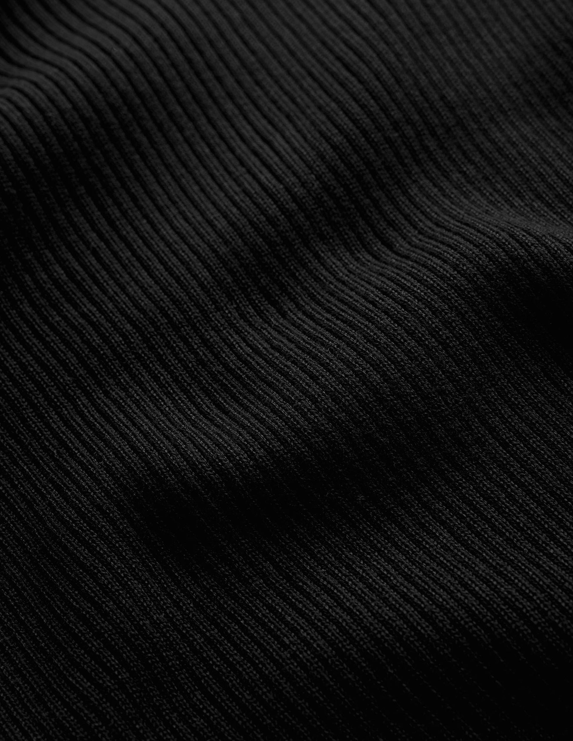 Ribbed Cotton Jumper-Black-6