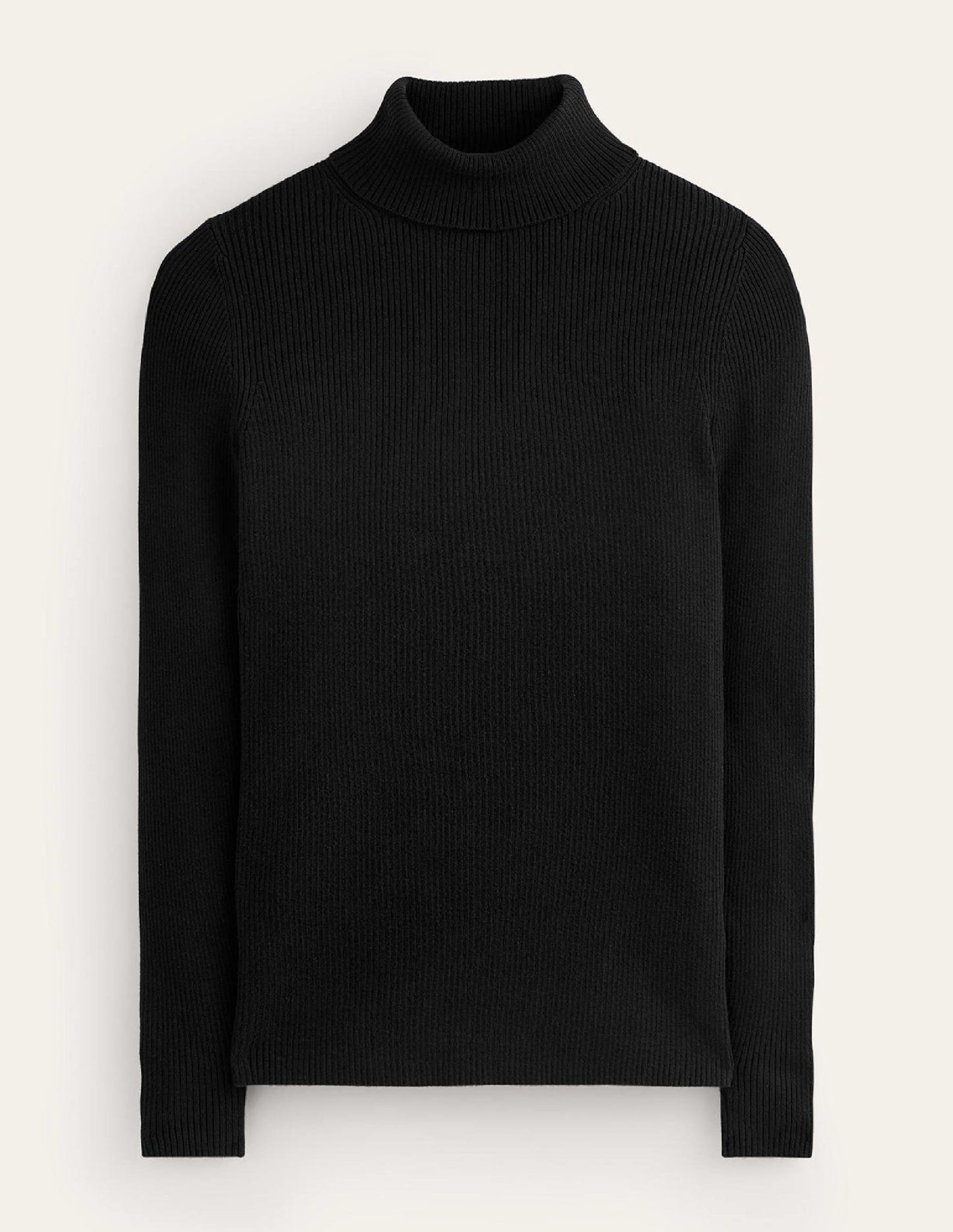Catriona Roll Neck Jumper-Black