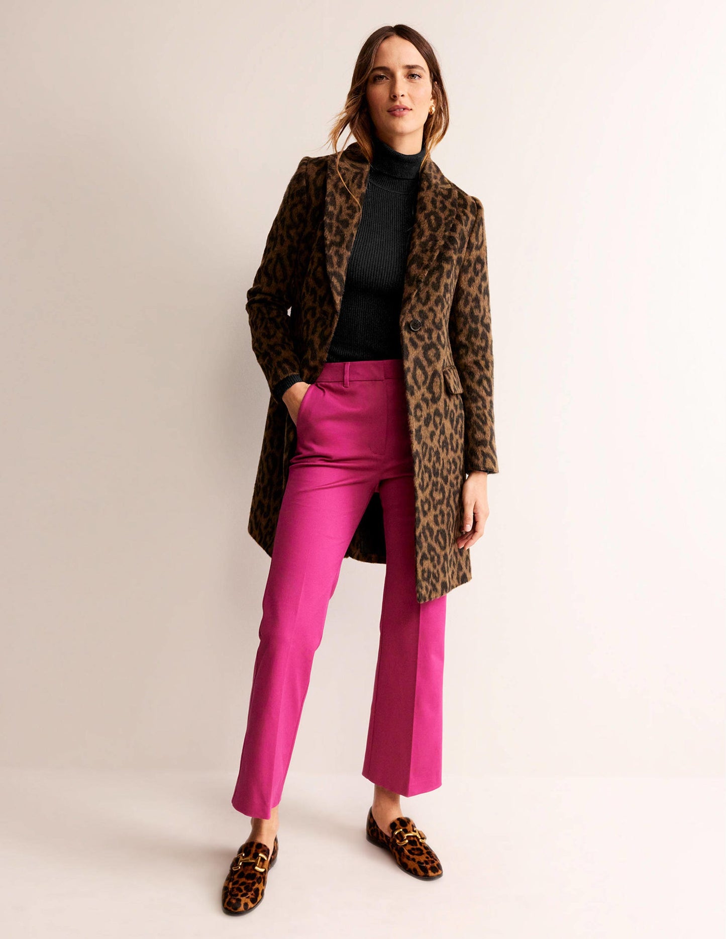 Catriona Roll Neck Jumper-Black