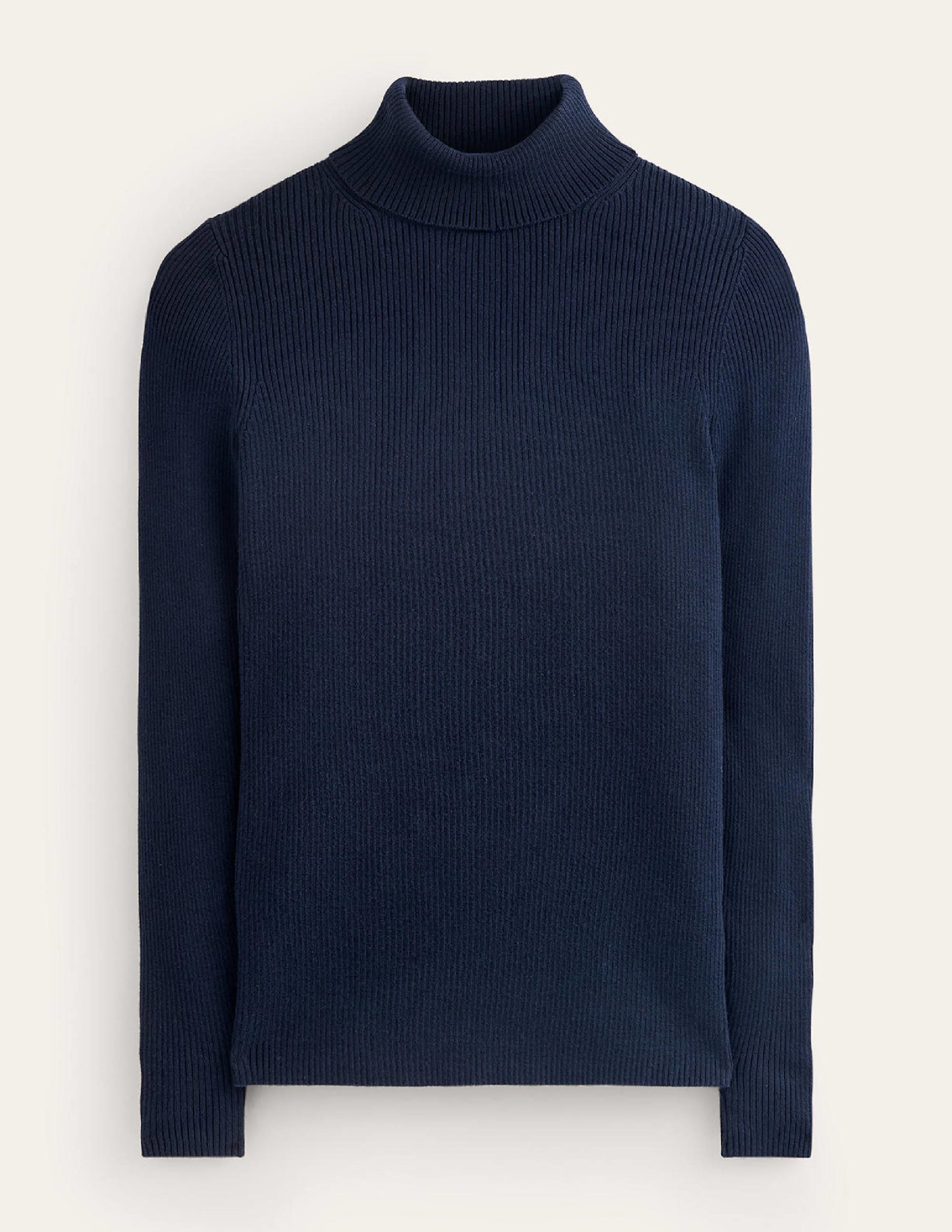 Catriona Roll Neck Jumper-Navy - Image 7