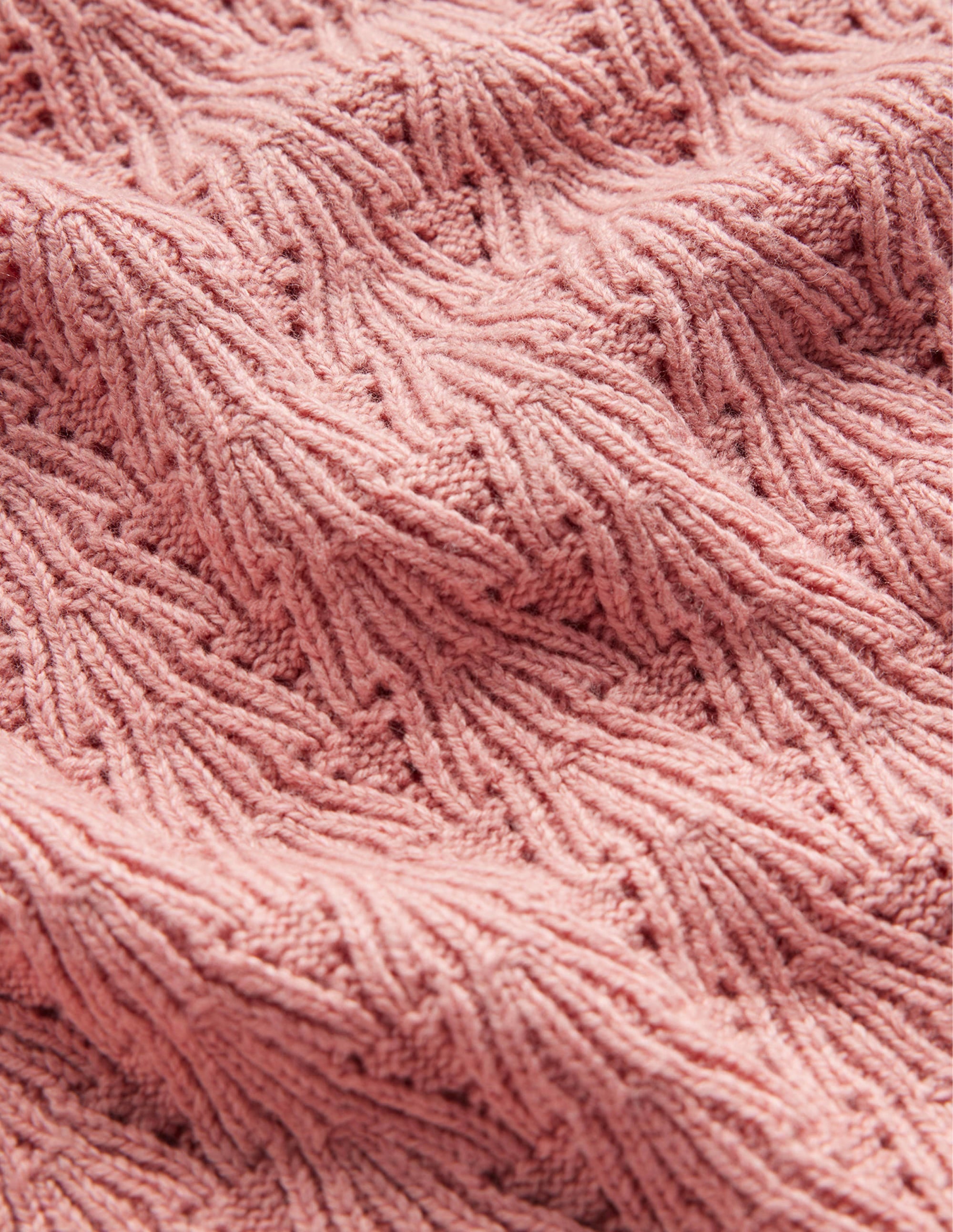 Pointelle Stitch Jumper-Rosetta Blush - Image 7