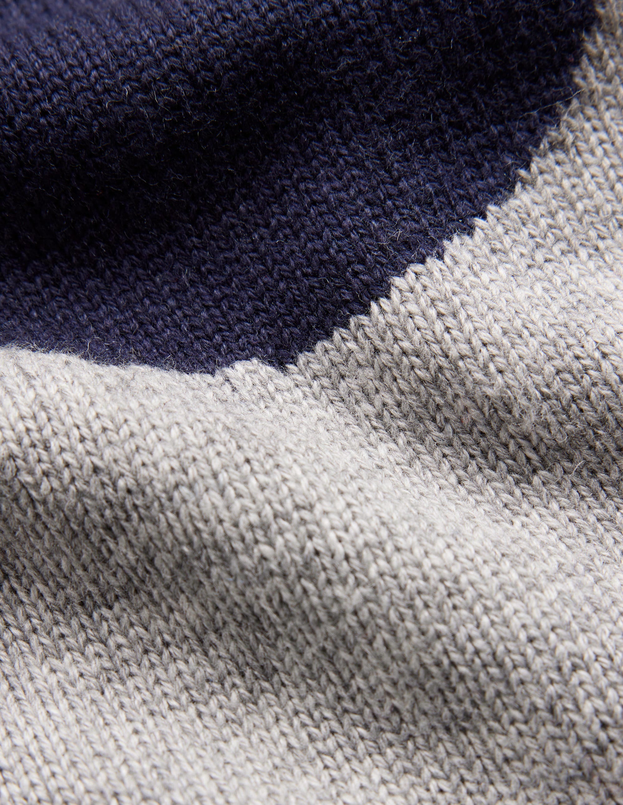 Intarsia Spot Jumper-Grey Melange, Navy Spot - Image 6