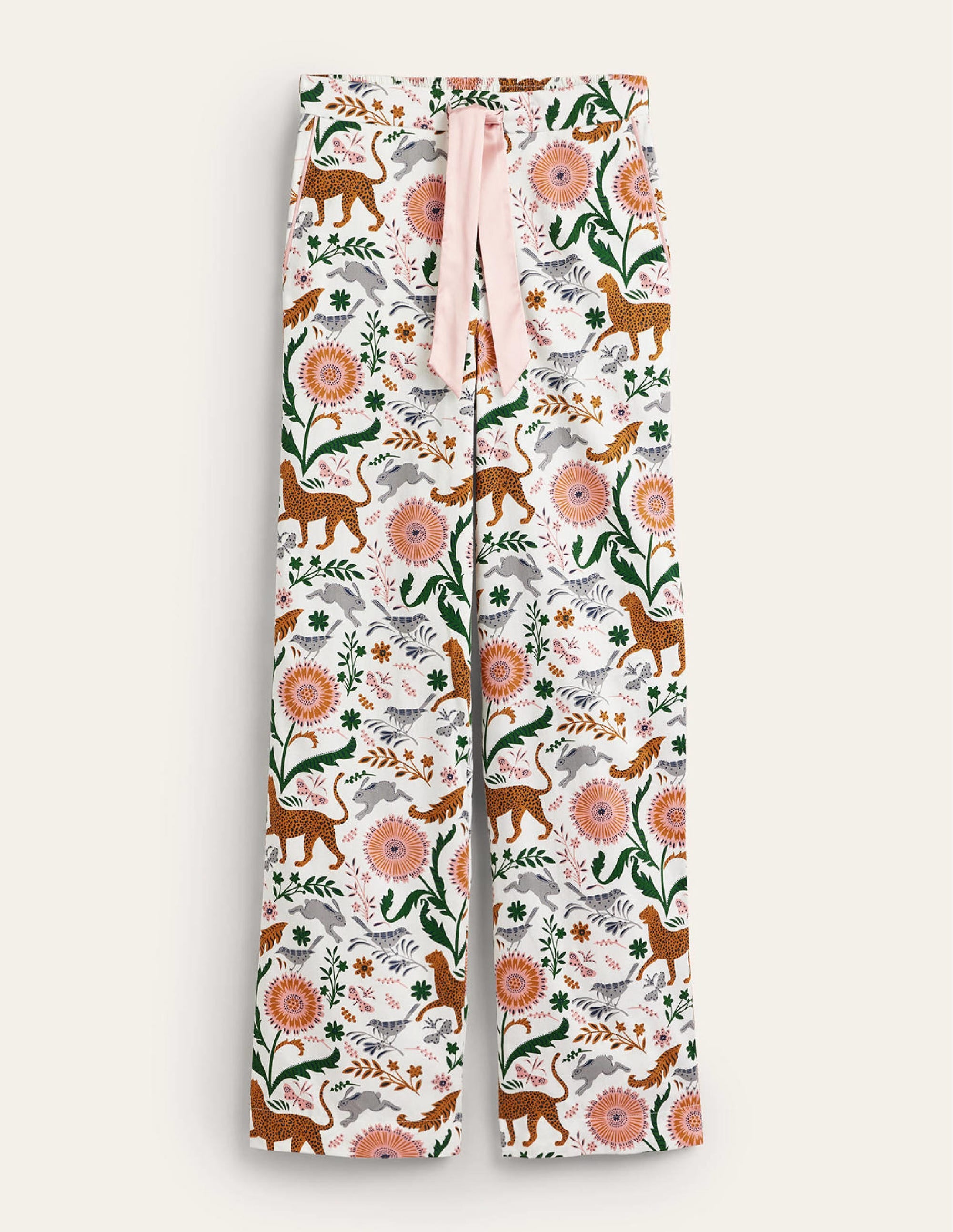 Cotton Sateen Pyjama Trousers-DONT USE - Image 5