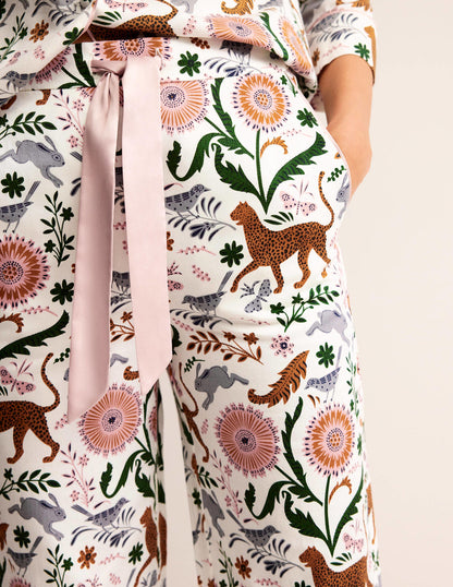 Cotton Sateen Pyjama Trousers-DONT USE-2