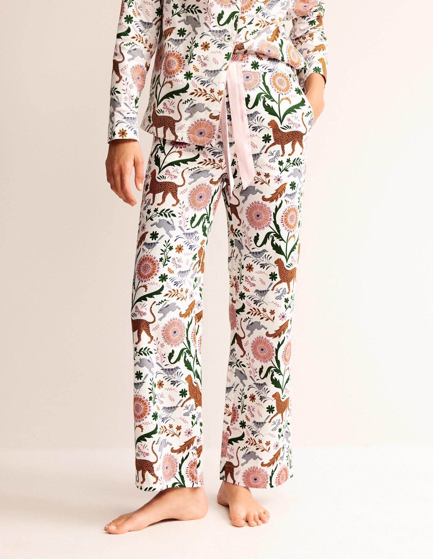 Cotton Sateen Pyjama Trousers-DONT USE