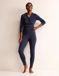 Jersey Pyjama Leggings-Navy