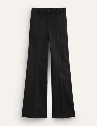 Brompton Bi-stretch Trousers-Black