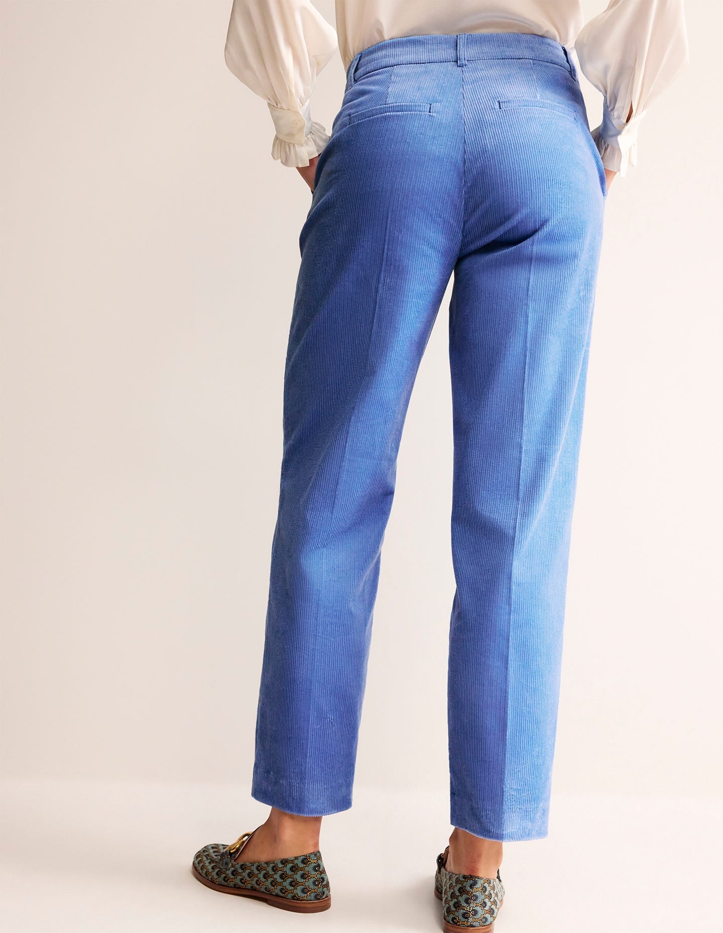 Kew Cord Trousers-Marina - Image 3