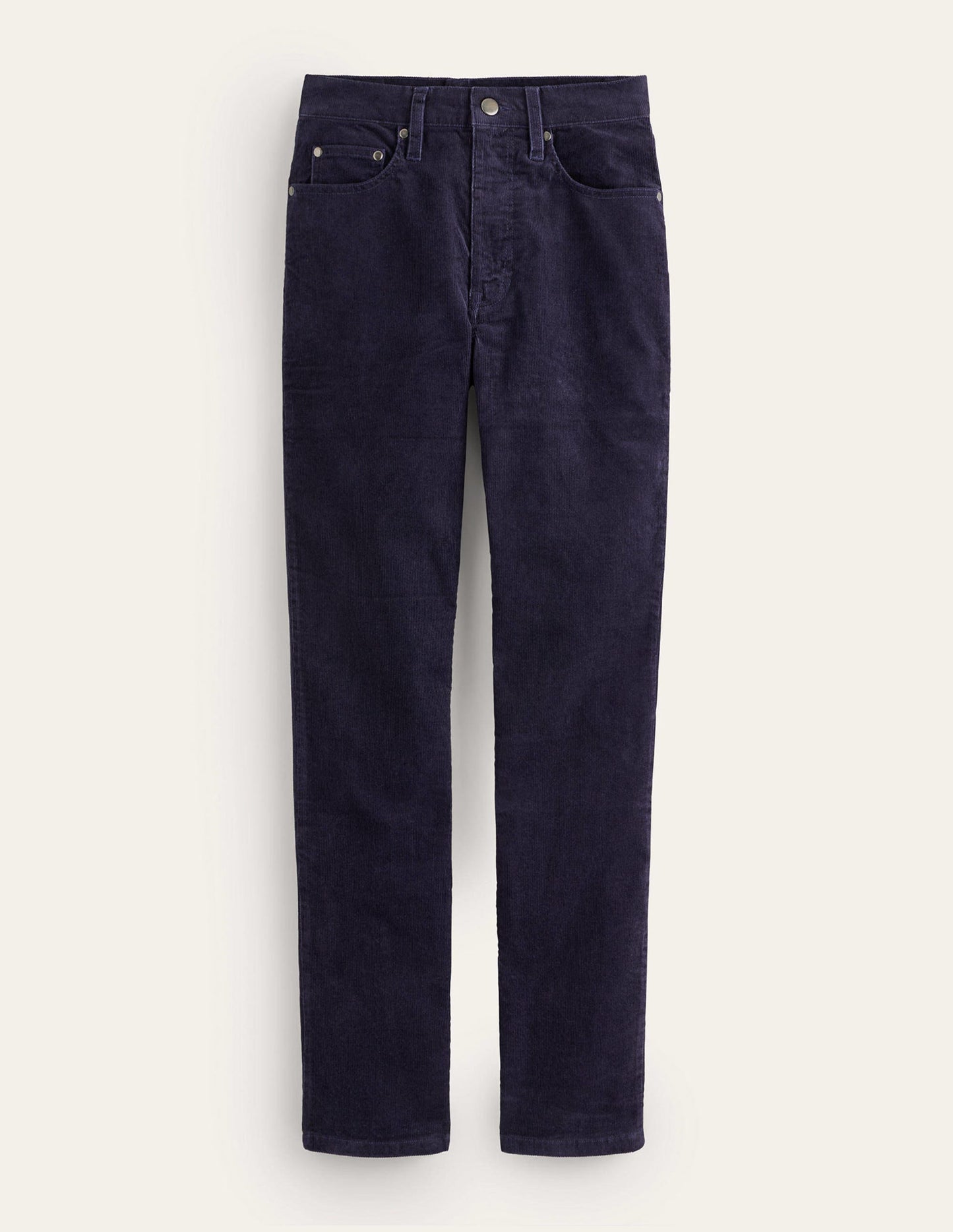 5 Pocket Cord Slim Jeans-Navy