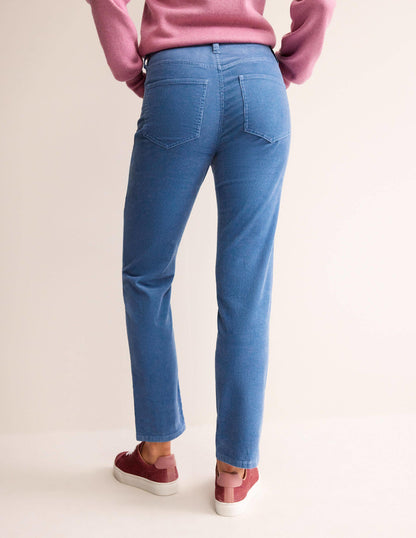 5 Pocket Cord Slim Jeans-Azure-3