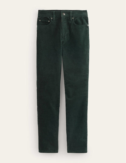5 Pocket Cord Slim Jeans-Chatsworth Green-7