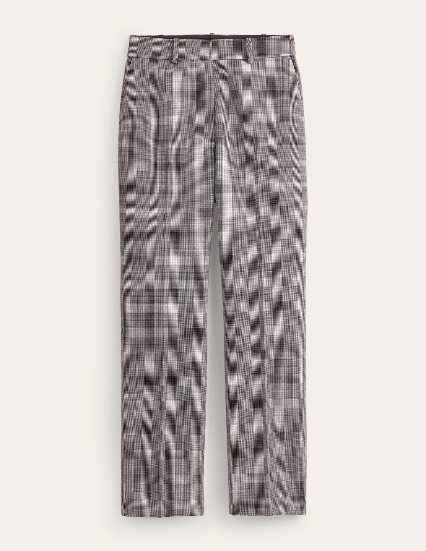 Kew Wool-Twill Trousers-Ivory, Charcoal and Blue Pow - Image 5