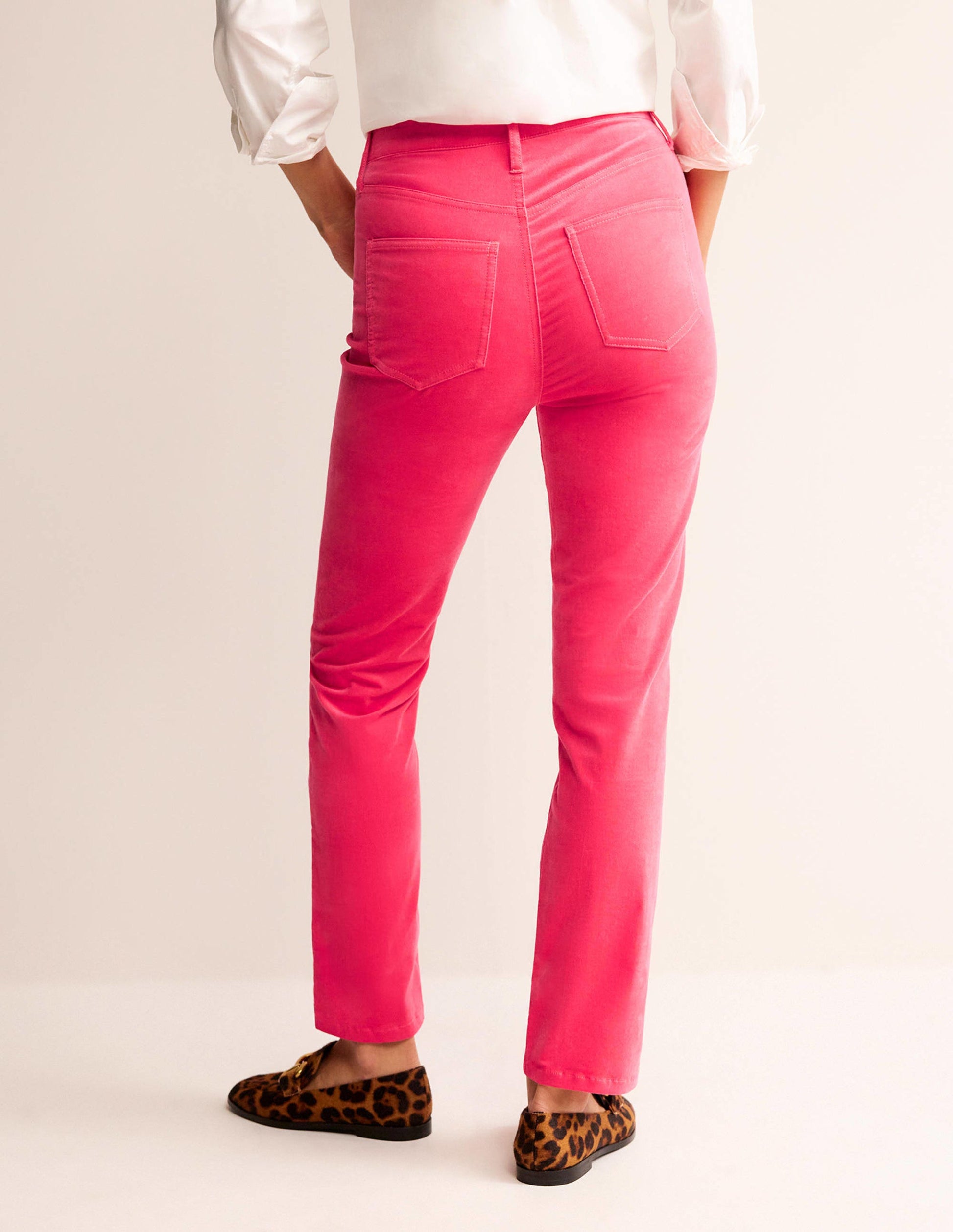 Velveteen 5 Pocket Jeans-Dusty Rose-3