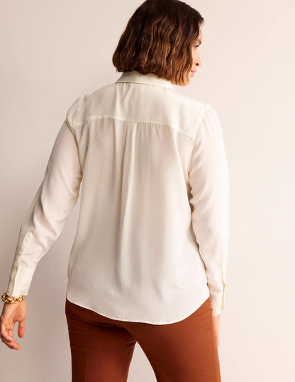 Silk Shirt-Ivory-2