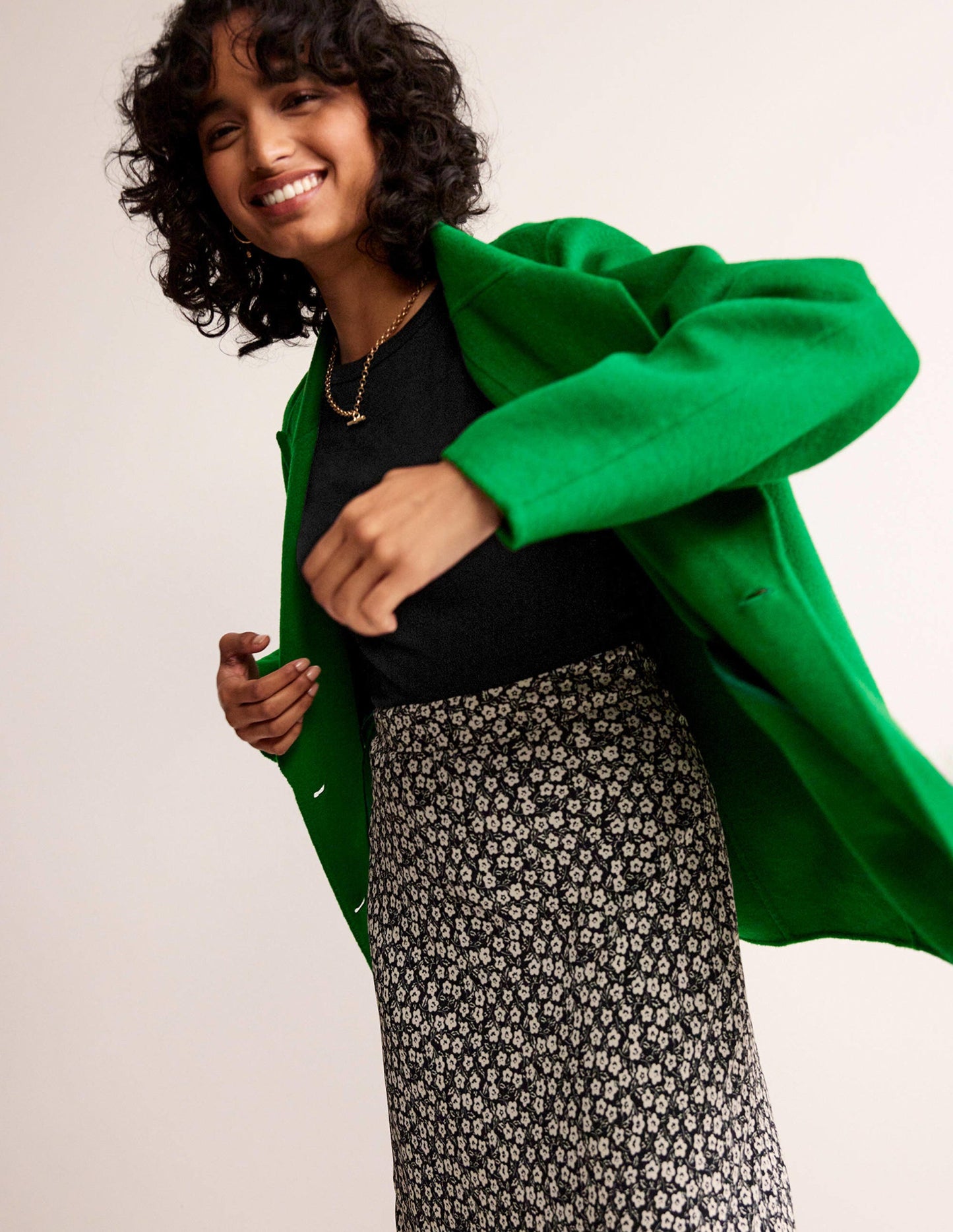 Cotton Ribbed T-Shirt-Black