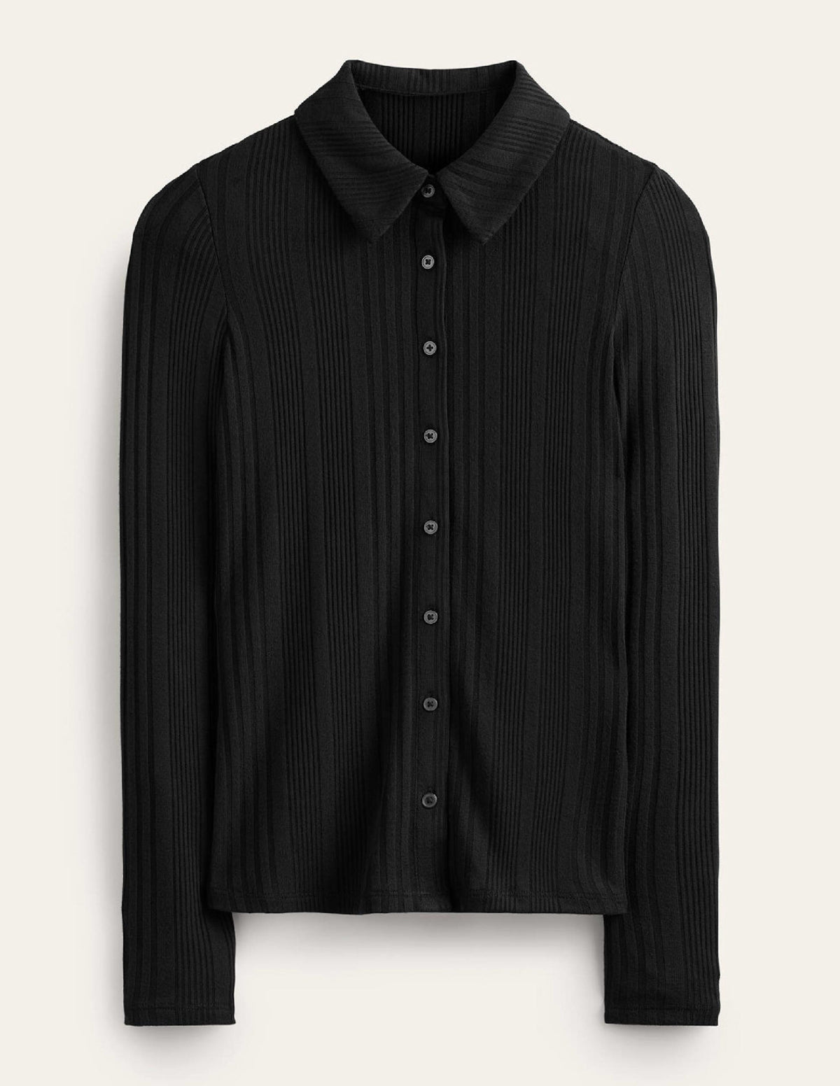 Charlotte Jersey Shirt-Black - Image 5