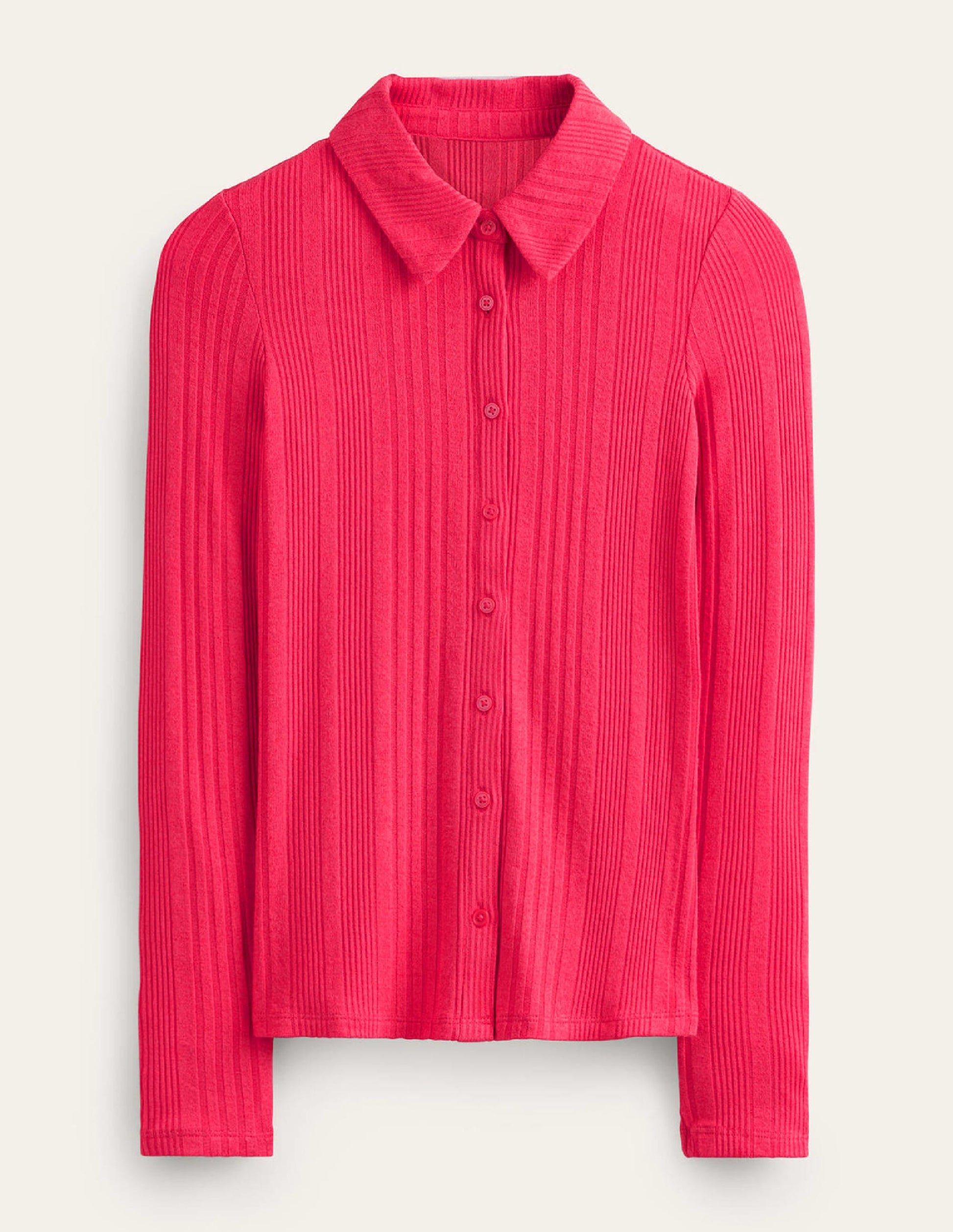 Charlotte Jersey Shirt-Pop Peony-5