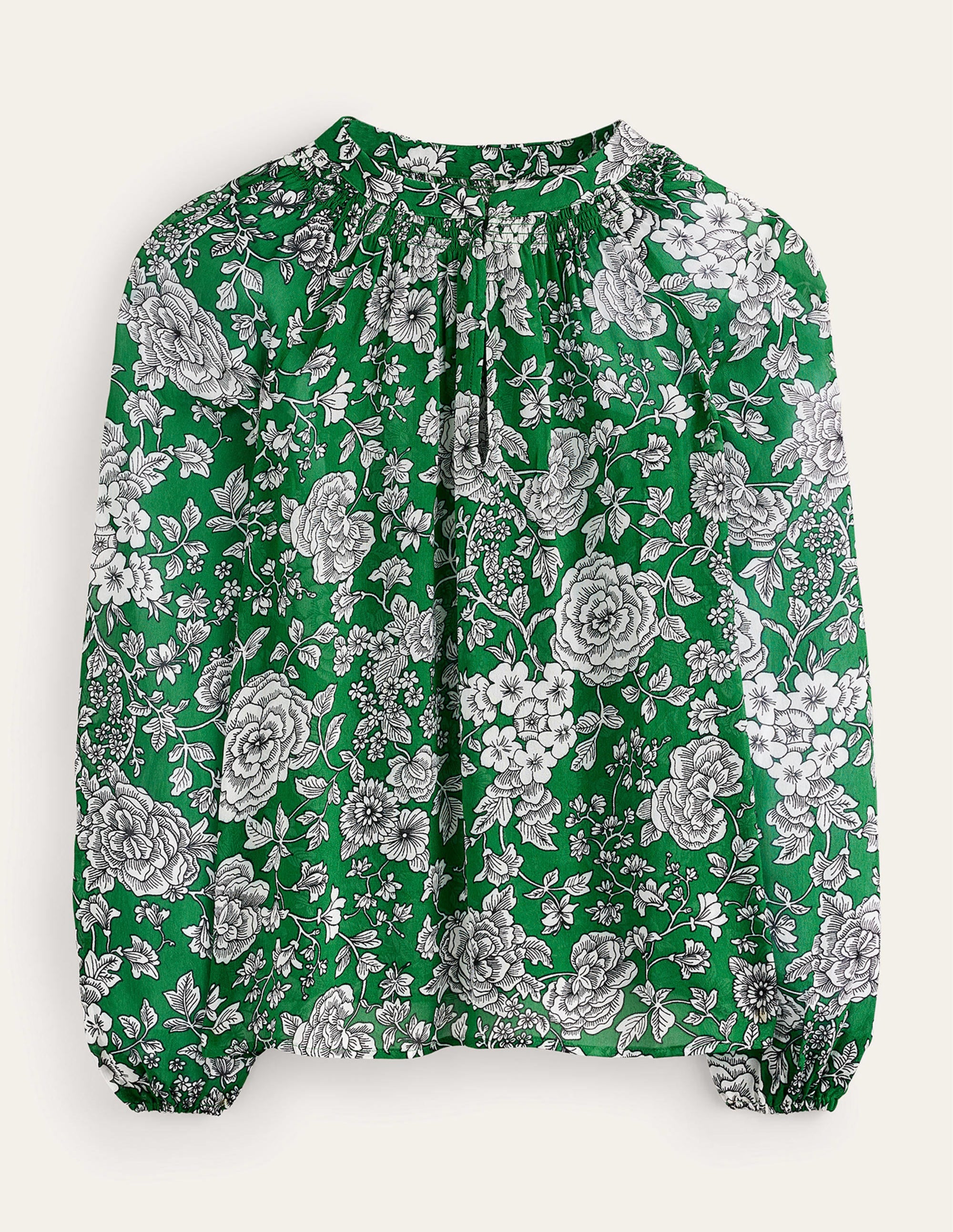 Grace Top-Highland Green, Carnation - Image 5