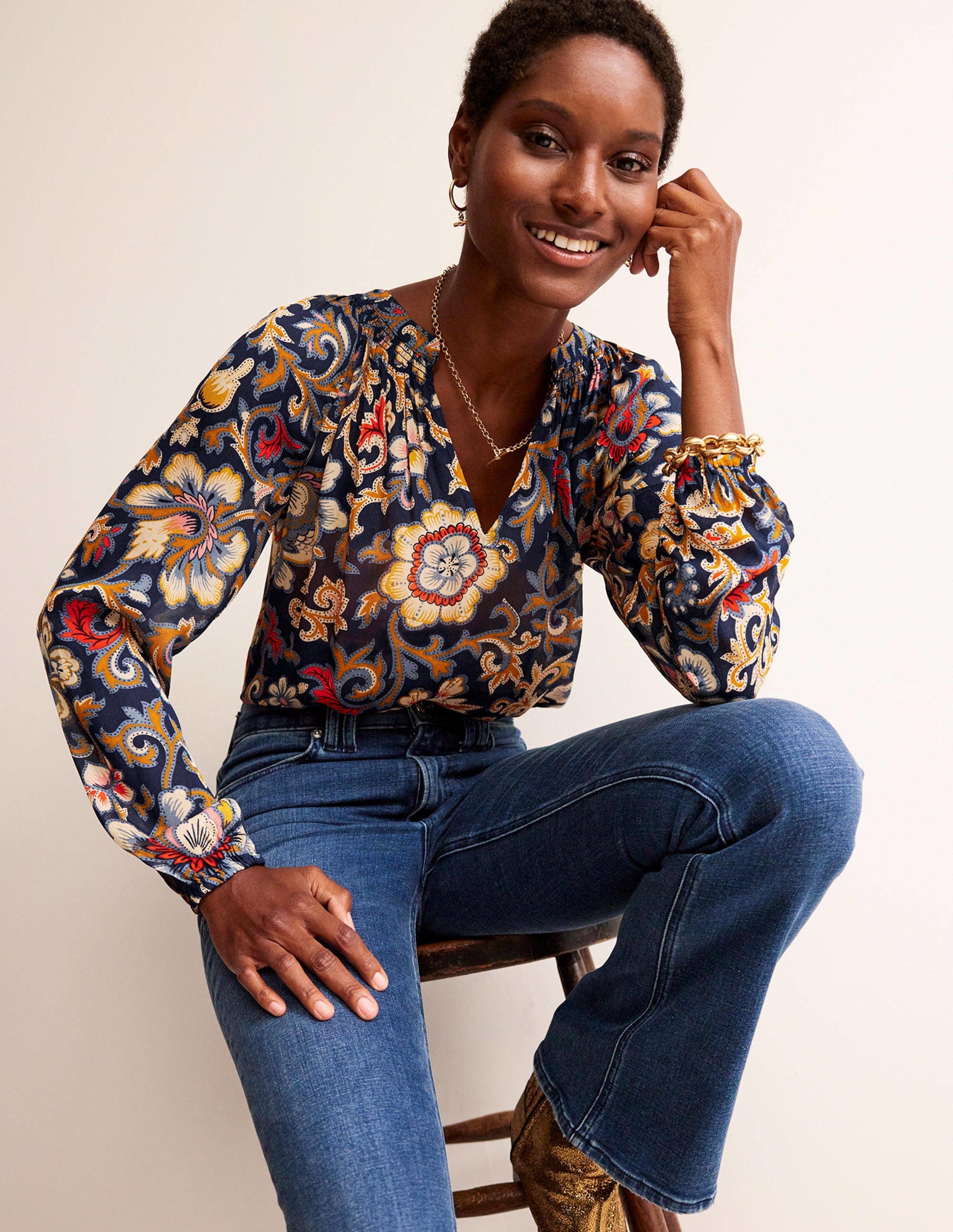 Grace Top-Multi, Botanical Lawn-1